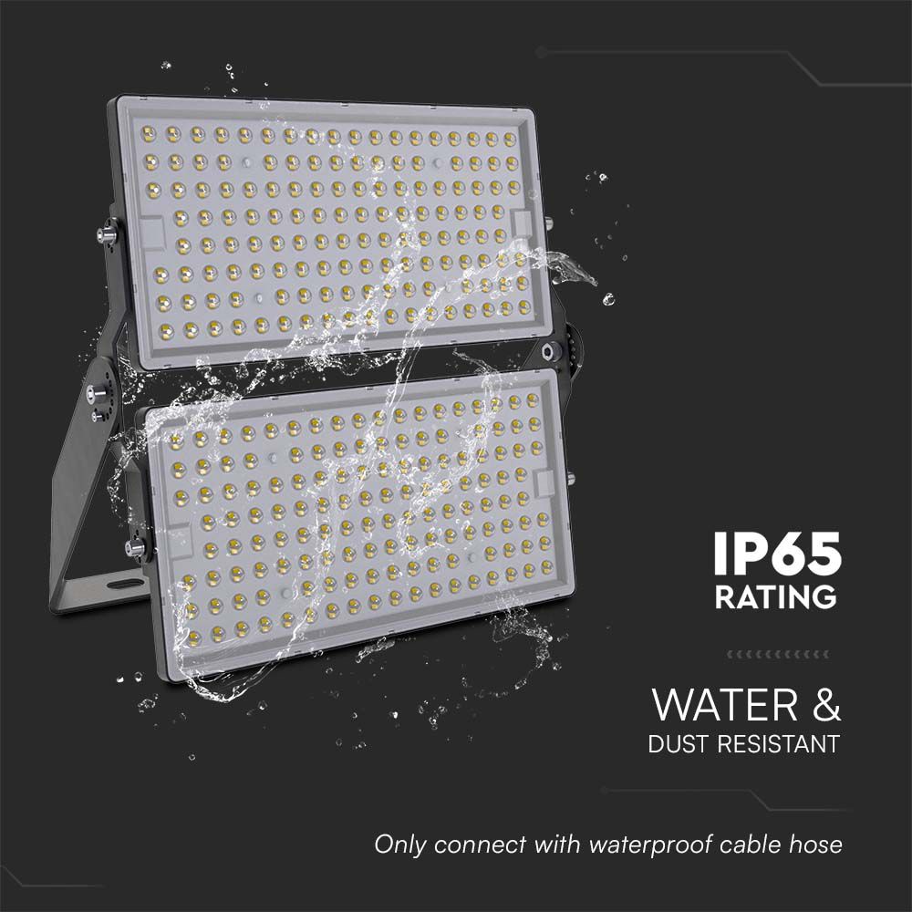 V-TAC LED-Fluter, VT-48500, EEK: D, 500W, 67500 lm, 4000 K, IP65, neutralweiß V-TAC LED-Fluter, VT-48500, EEK: D, 500W, 67500 lm, 4000 K, IP65, neutralweiß