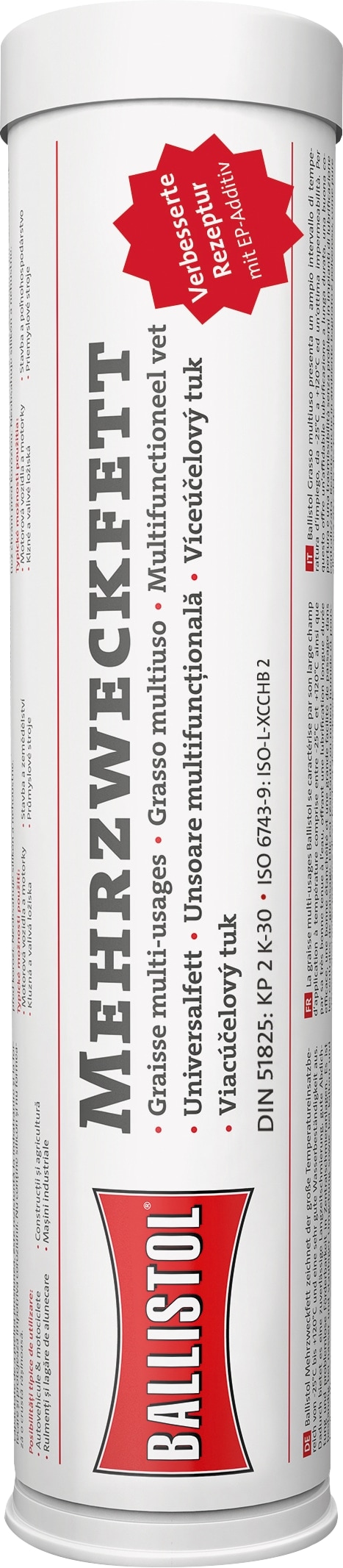 BALLISTOL Mehrzweckfett Kartusche, 400 g BALLISTOL Mehrzweckfett Kartusche, 400 g
