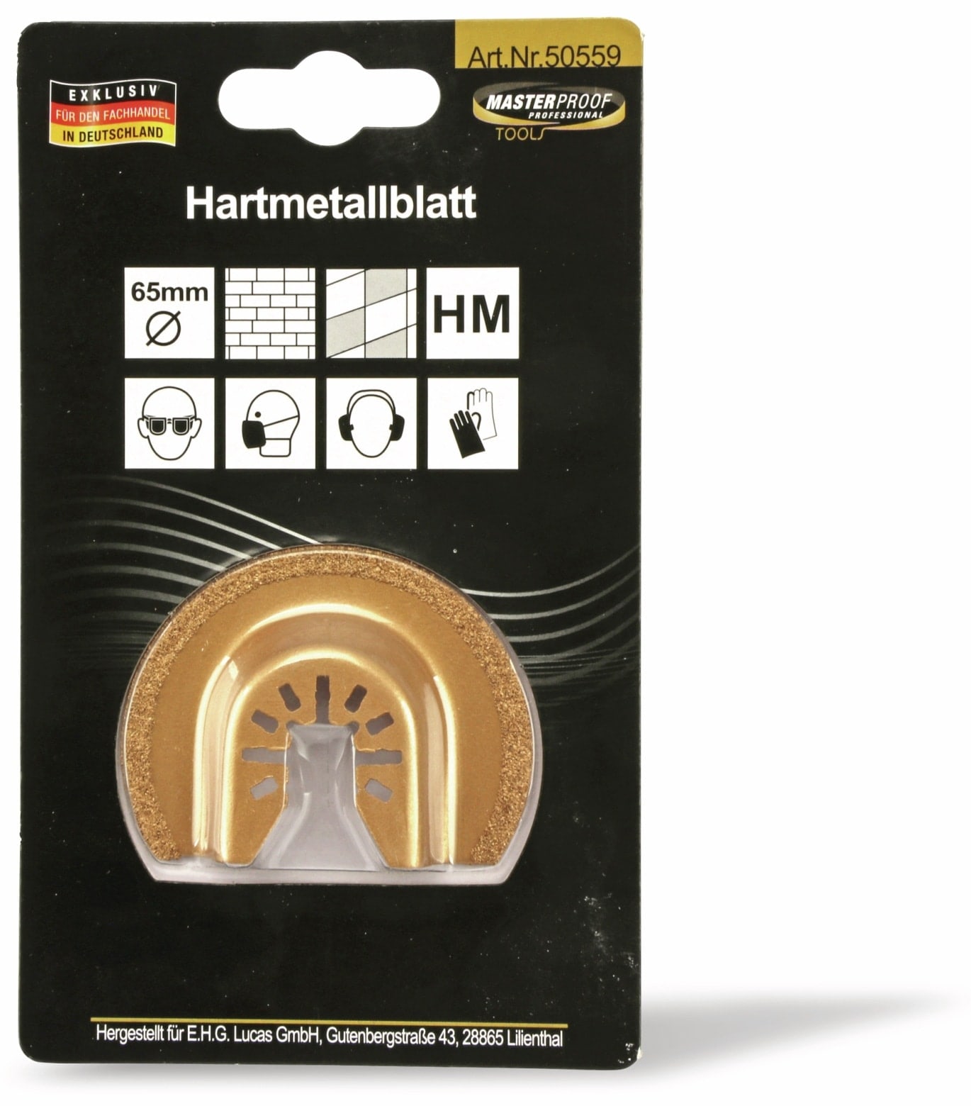 Segmentsägeblatt, für Multifunktionswerkzeuge, 65mm Segmentsägeblatt, für Multifunktionswerkzeuge, 65mm