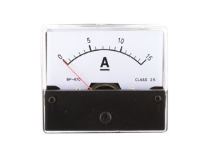 Drehspul-Einbauinstrument, 0...15 A- Drehspul-Einbauinstrument, 0...15 A-