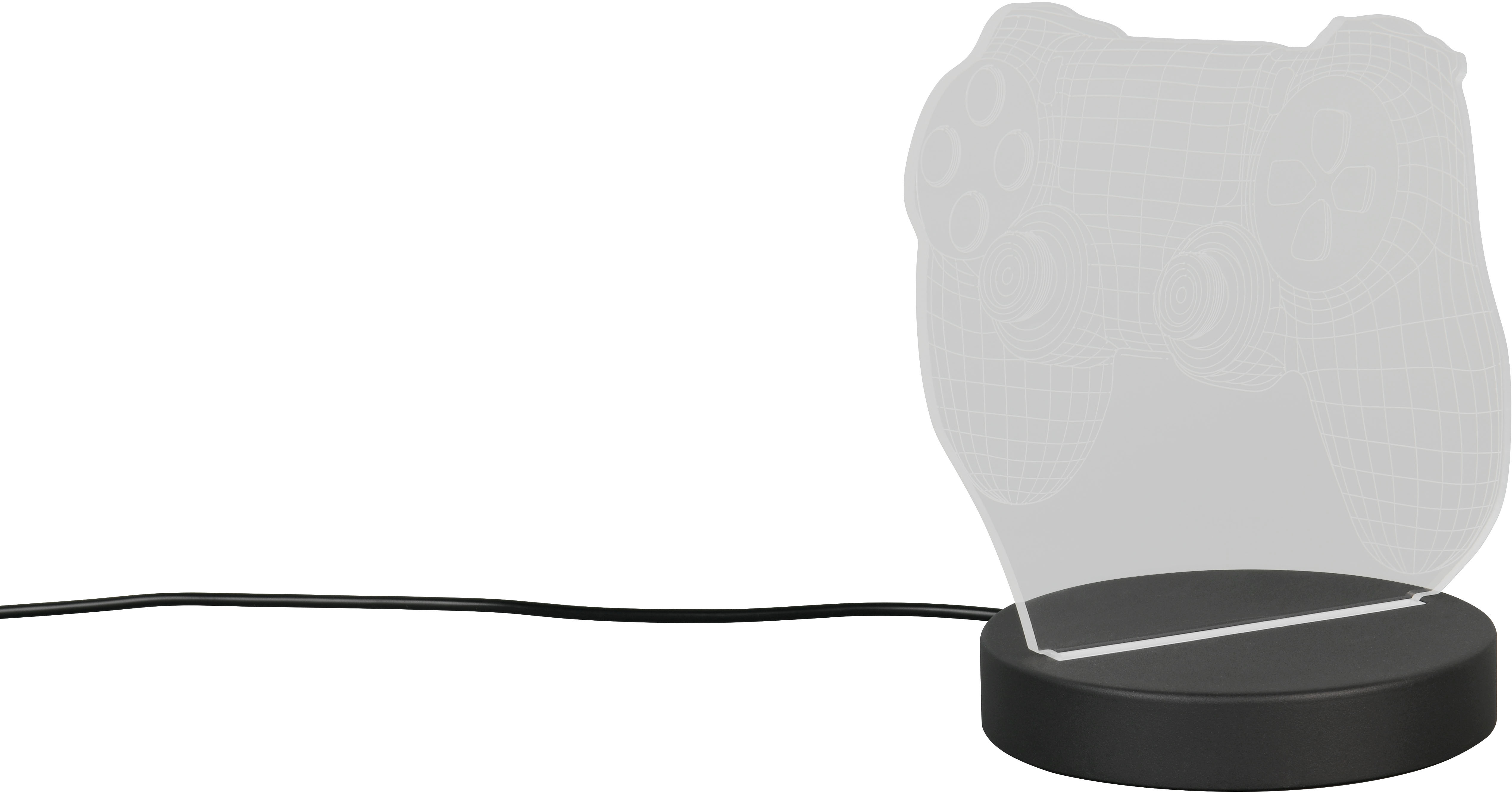 REALITY LED-Tischleuchte Joy, R53881102, 3,2W, 250lm, 3000K, schwarz