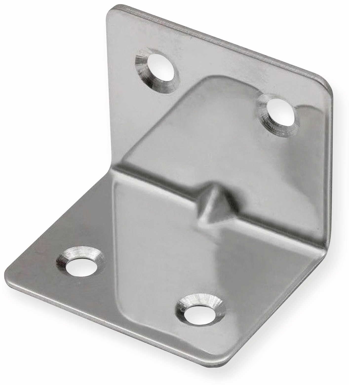 Winkelverbinder, Edelstahl, Chromoptik, 32x32x38 mm, 10 Stück Winkelverbinder, Edelstahl, Chromoptik, 32x32x38 mm, 10 Stück