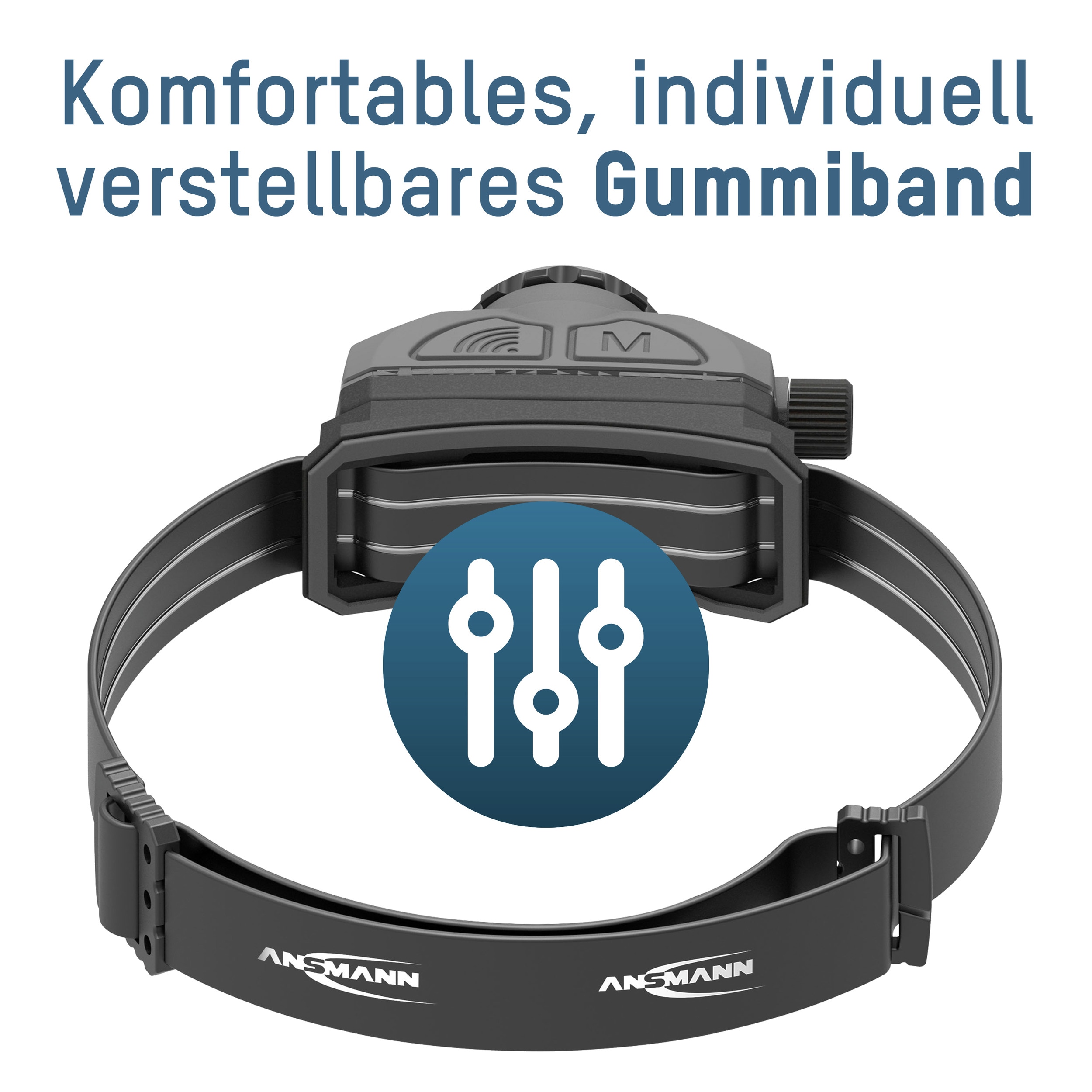 ANSMANN LED-Stirnlampe HD450FRS 450 lm, Akkubetrieb