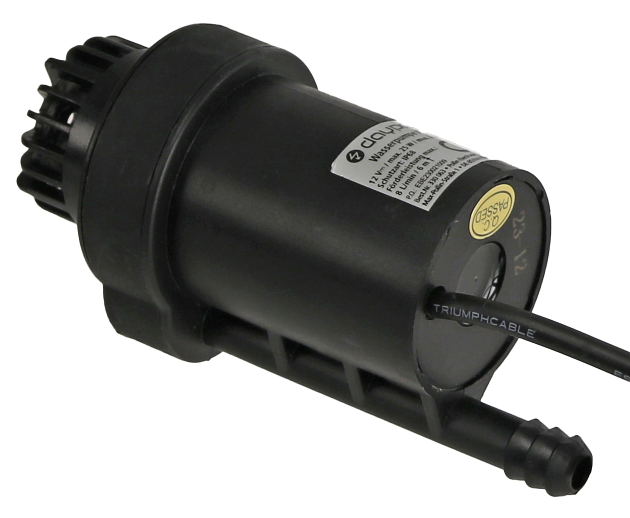 DAYPOWER Tauchpumpe WP-3811, IP68, 12 V- DAYPOWER Tauchpumpe WP-3811, IP68, 12 V-