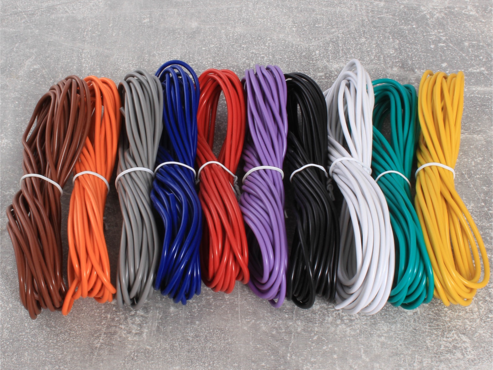 QUADRIOS Litze, 22CW007, 1,5 mm², 5m, ws, bl, br, or, gn, ge, gr, vi, sw, rt