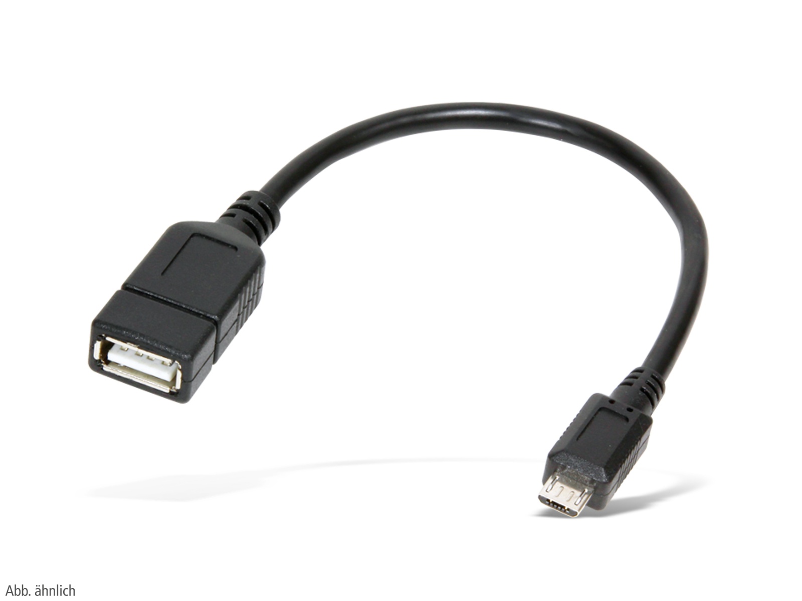 S-IMPULS OTG-Adapterkabel mit Micro-B Stecker, 15 cm S-IMPULS OTG-Adapterkabel mit Micro-B Stecker, 15 cm