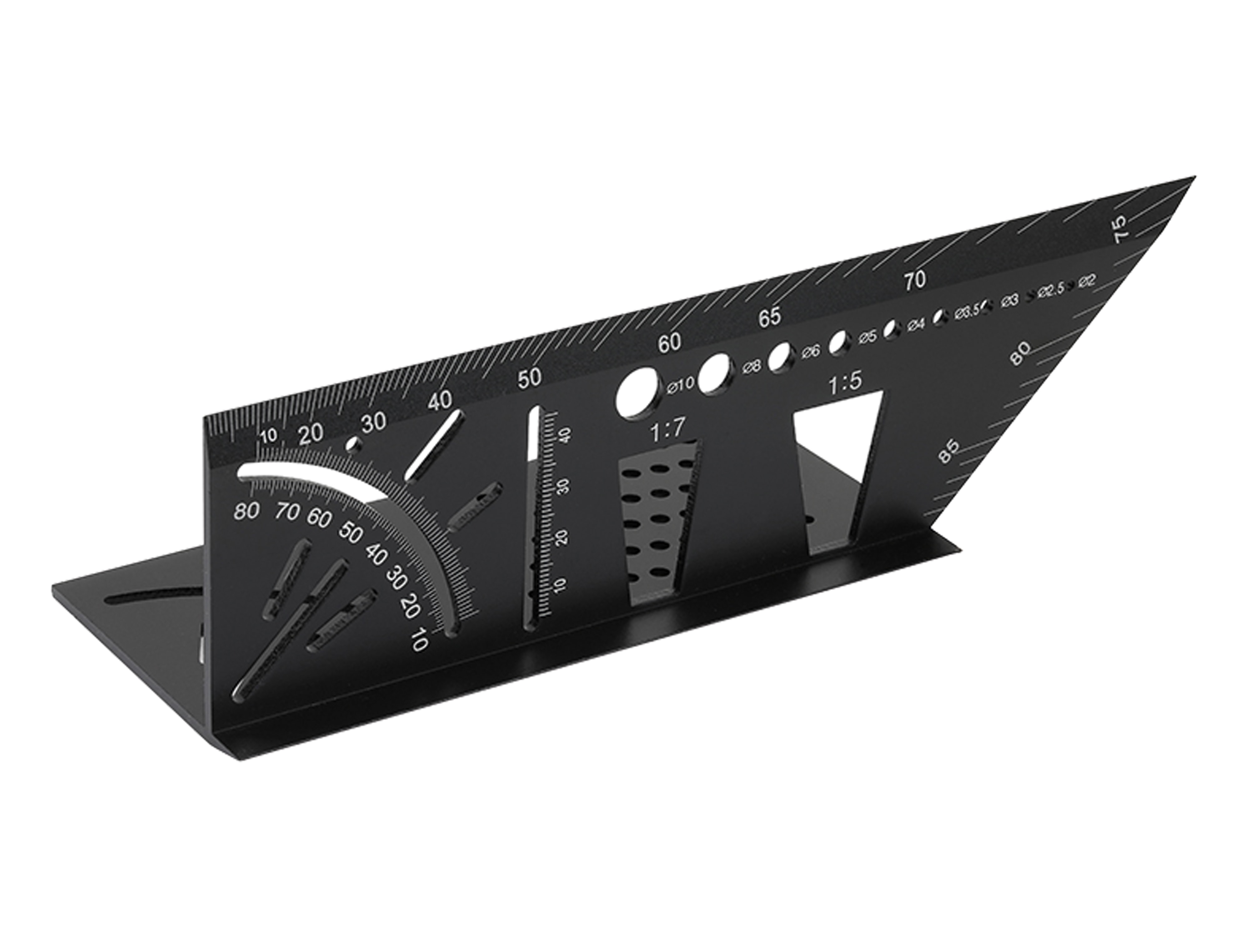 SINTRON Tools 3D Gehrungswinkel 207906, Aluminium, schwarz SINTRON Tools 3D Gehrungswinkel 207906, Aluminium, schwarz