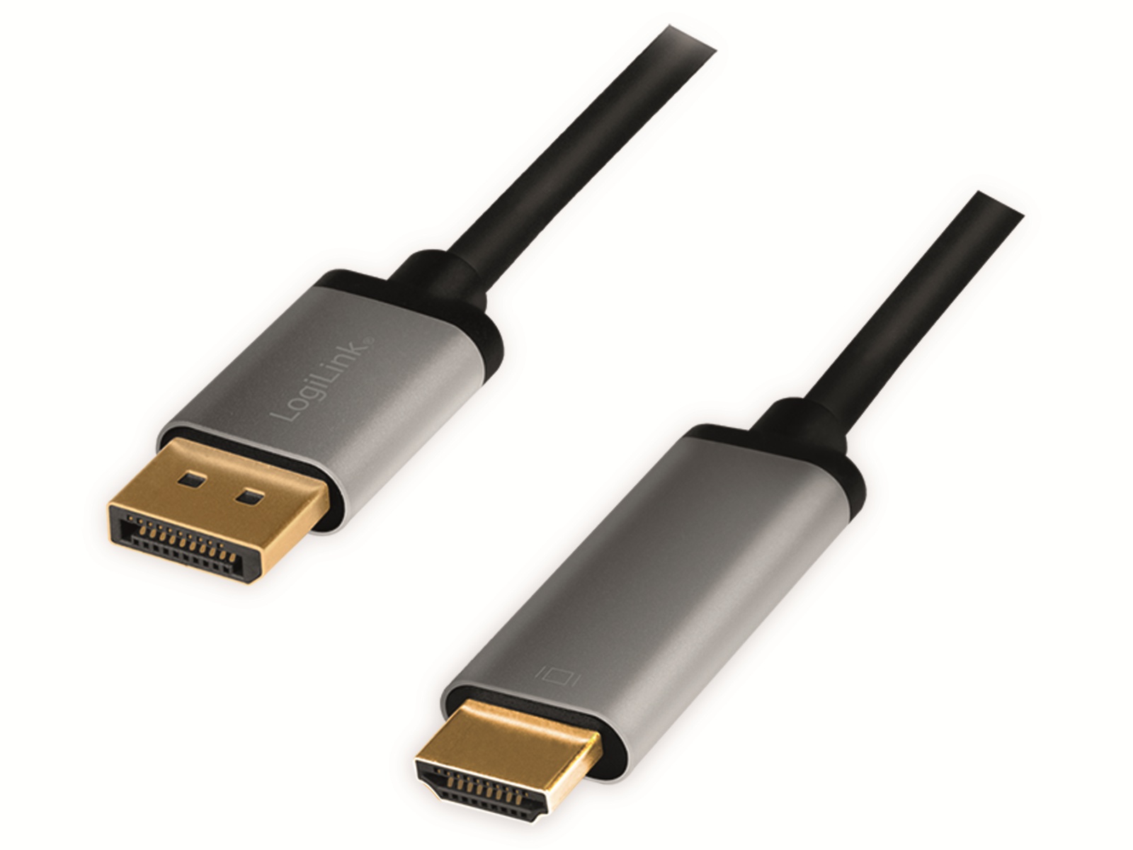 LOGILINK DisplayPort-Kabel CDA0107, DisplayPort/HDMI, Alu, 4k, 2 m LOGILINK DisplayPort-Kabel CDA0107, DisplayPort/HDMI, Alu, 4k, 2 m
