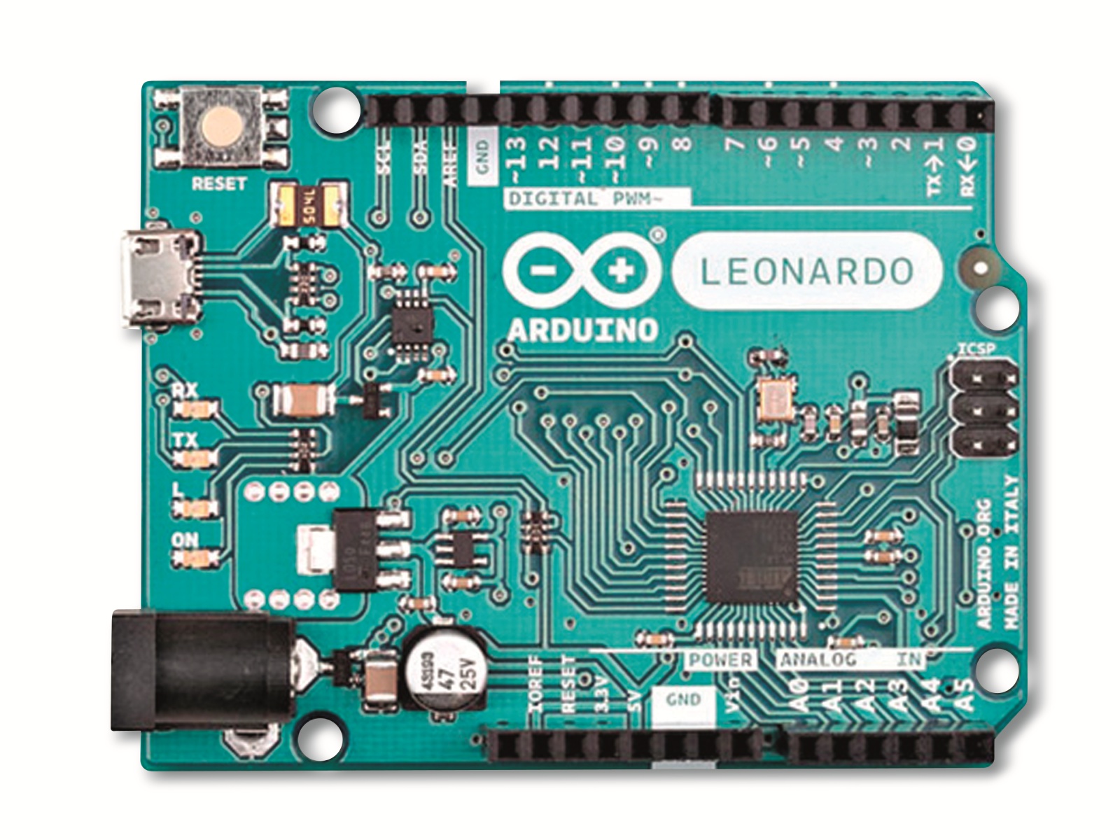 ARDUINO ®, Board Leonardo (with Headers), A000057