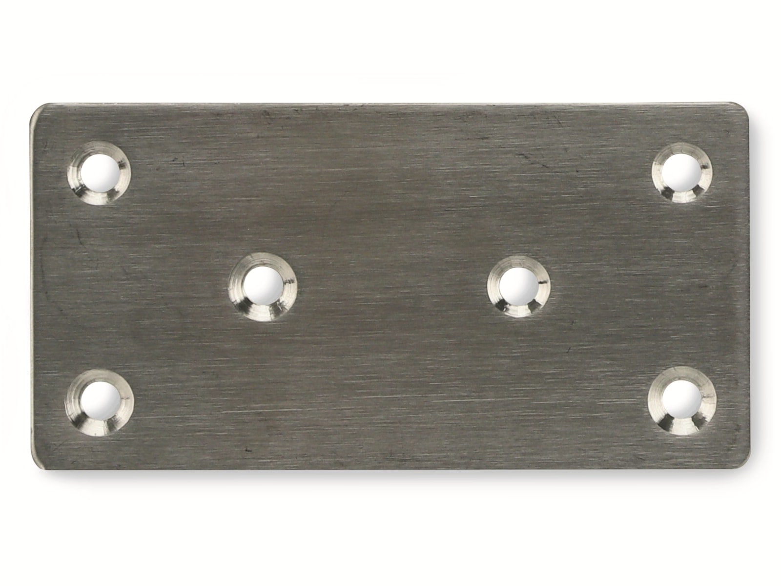 Edelstahl-Verbindungsblech 100x50 mm Edelstahl-Verbindungsblech 100x50 mm