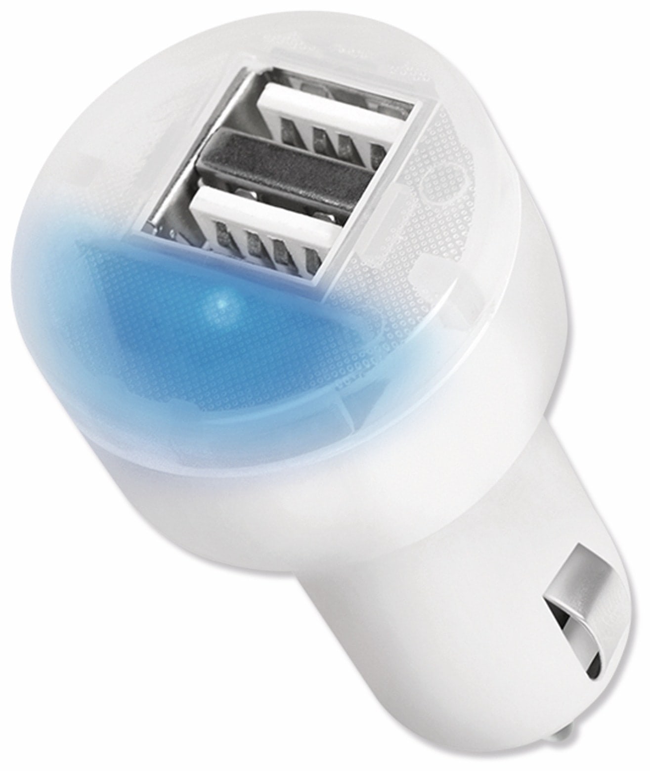 LOGILINK USB-Lader KFZ PA0227, 2-fach, 2,1 A, 10,5 W, weiss