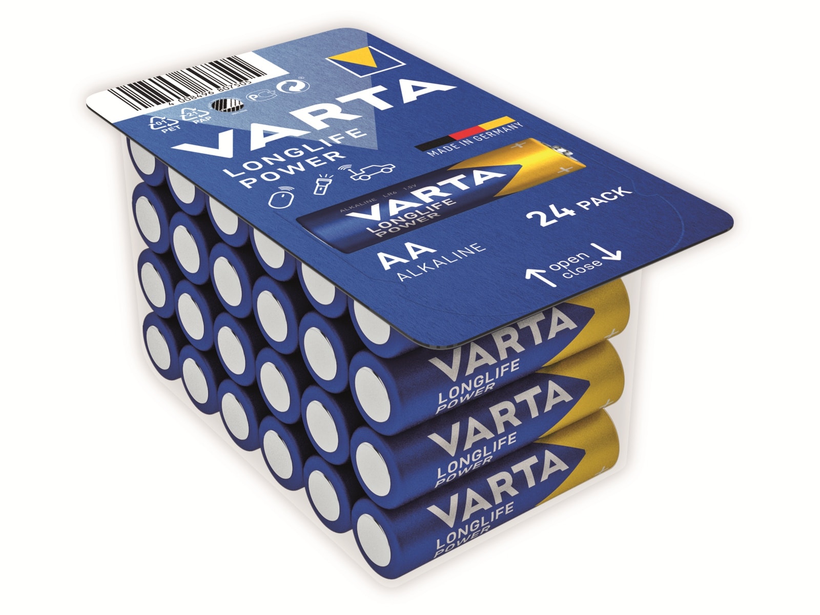 VARTA Mignon-Batterie LONGLIFE Power, 24er Box VARTA Mignon-Batterie LONGLIFE Power, 24er Box