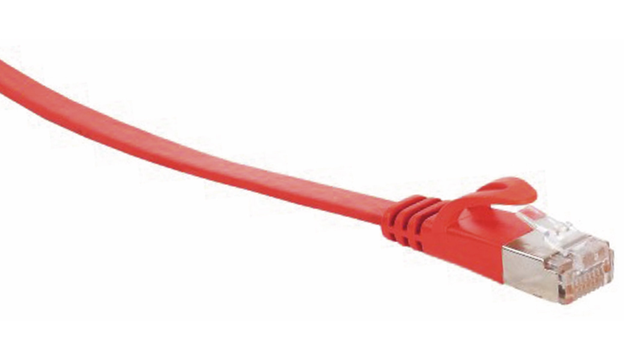 S-IMPULS RJ45 Patchkabel U/UTP, m. CAT.7 Rohkabel, 0,5 m, rot