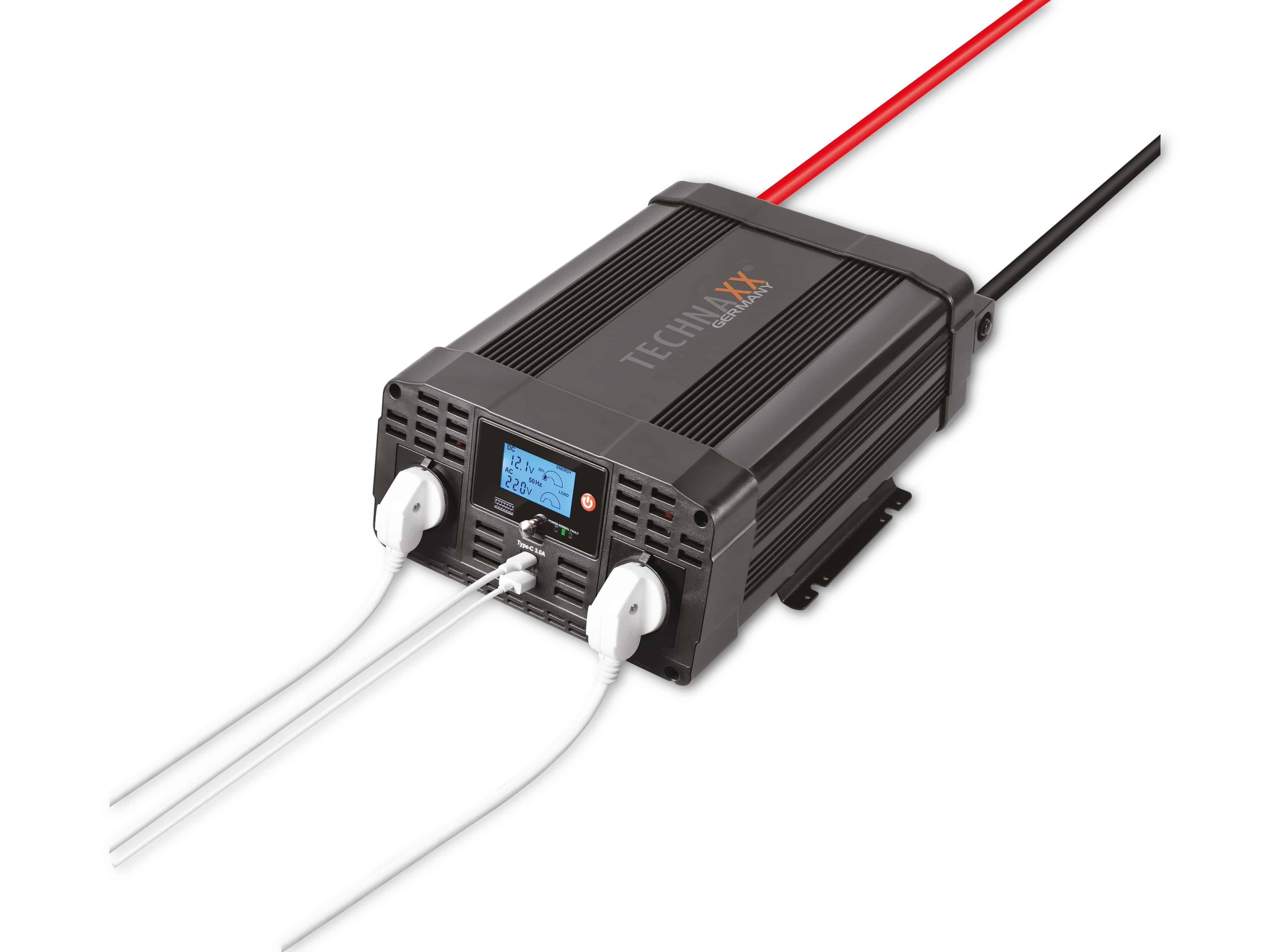 TECHNAXX Wechselrichter TE20, 2000 W TECHNAXX Wechselrichter TE20, 2000 W