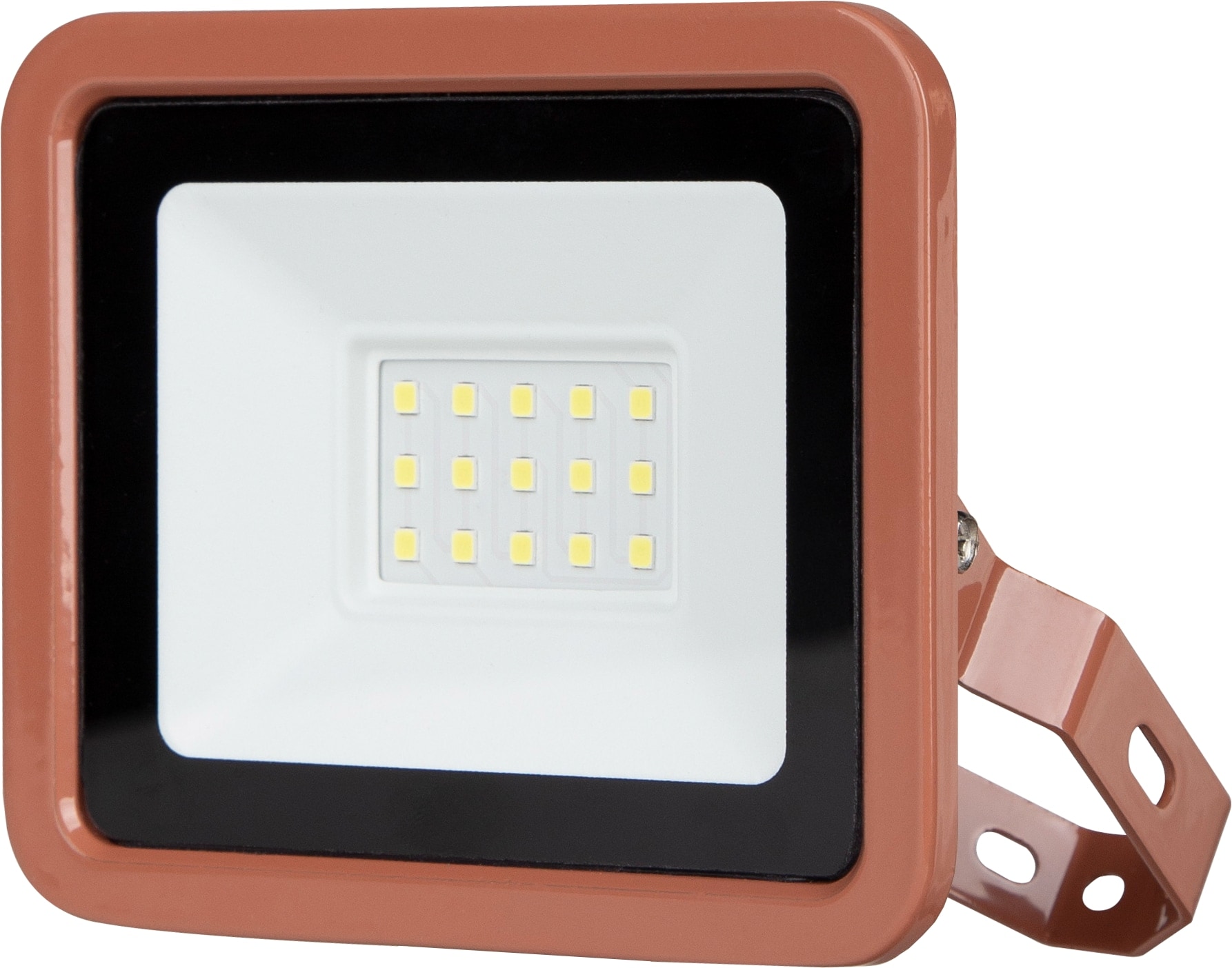 REV LED-Fluter Eco+, 10W, 6500K, 800lm, kaltweiß, IP65, terracotta REV LED-Fluter Eco+, 10W, 6500K, 800lm, kaltweiß, IP65, terracotta