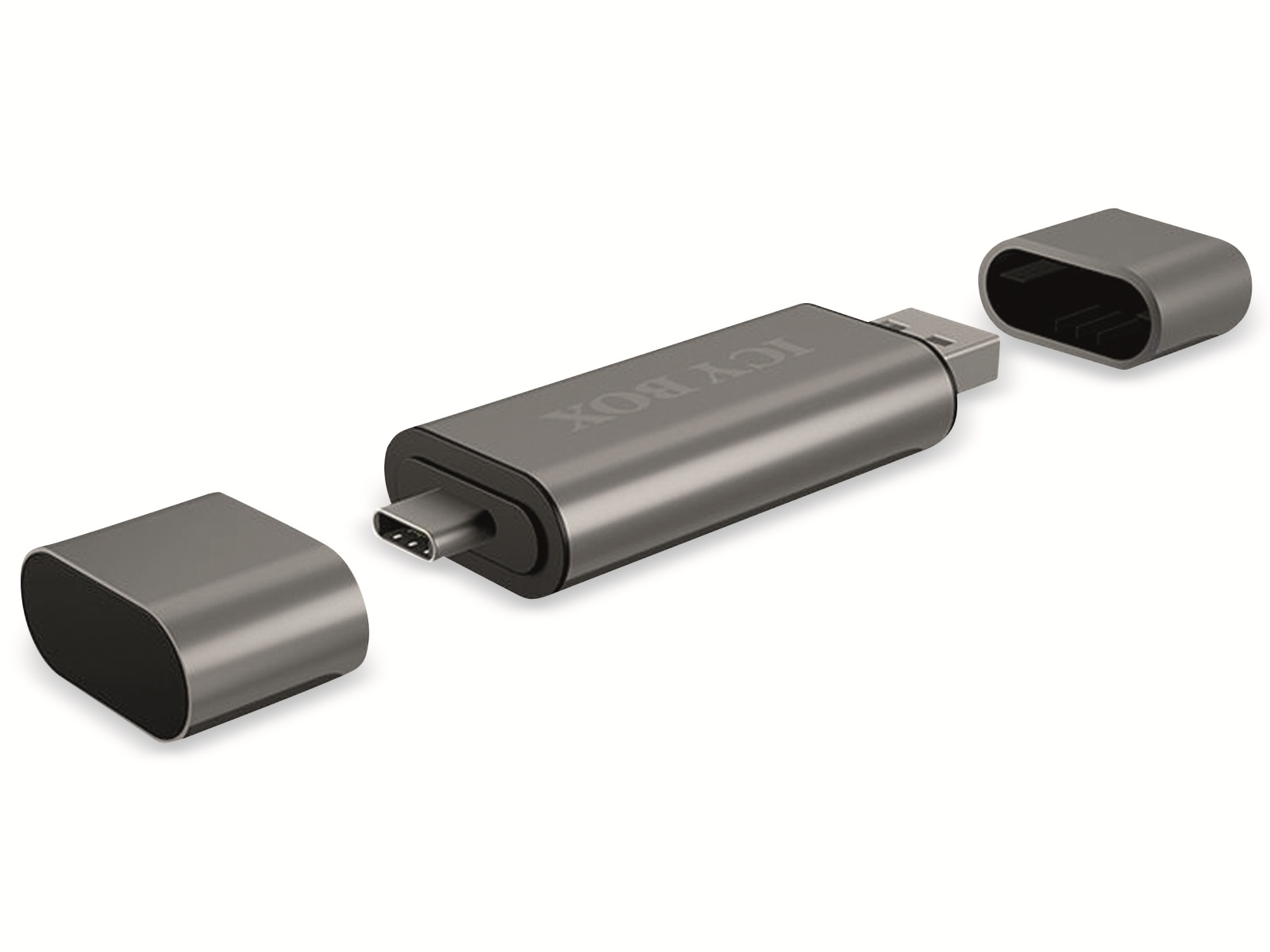 ICY BOX Cardreader IB-CR200-C, SD/microSD, USB 2.0