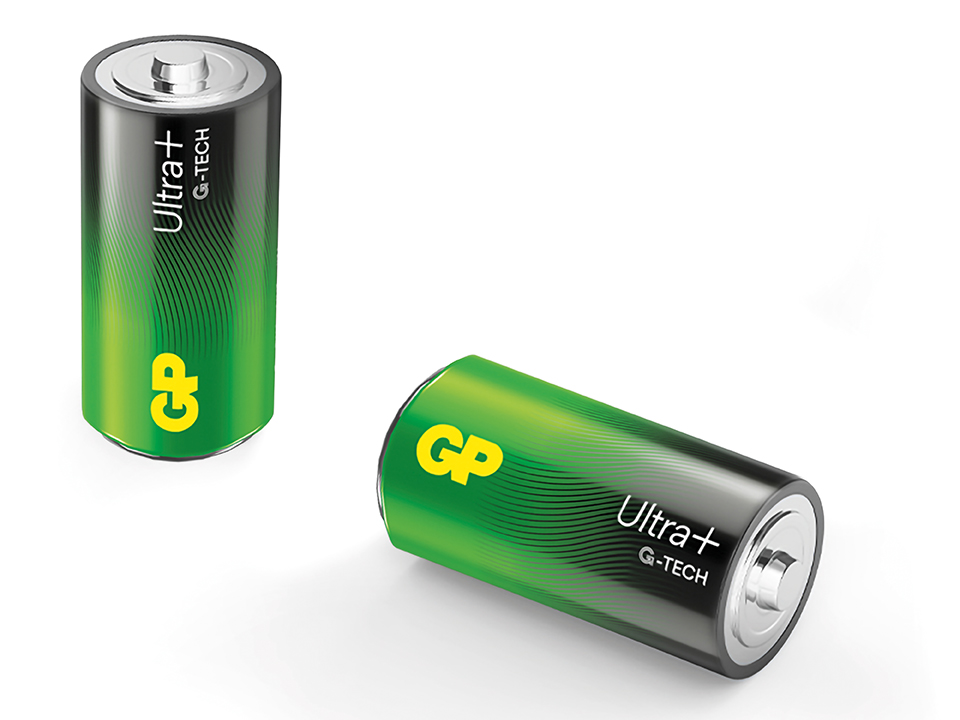 GP Ultra Plus, C/Baby Batterie, 1,5 V, 2 Stück GP C-Baby-Batterie Alkaline Ultra Plus, 1,5 V, 2 Stück