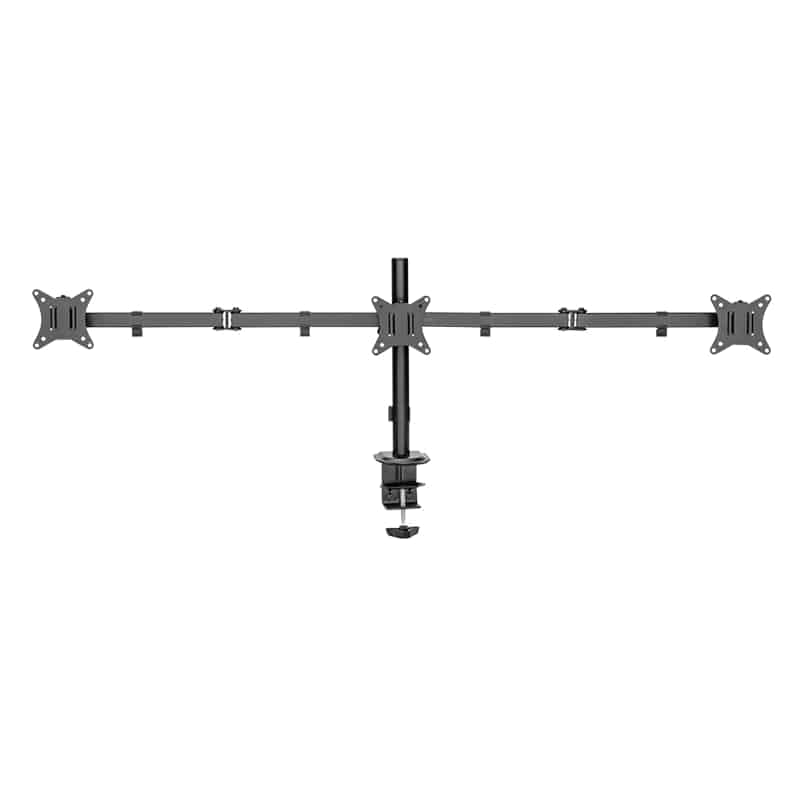 LOGILINK Monitorhalterung BP0173 3fach 17-27, Aluminium LOGILINK Monitorhalterung BP0173, 3-fach, 43,2 - 68,6 cm (17" - 27"), Aluminium