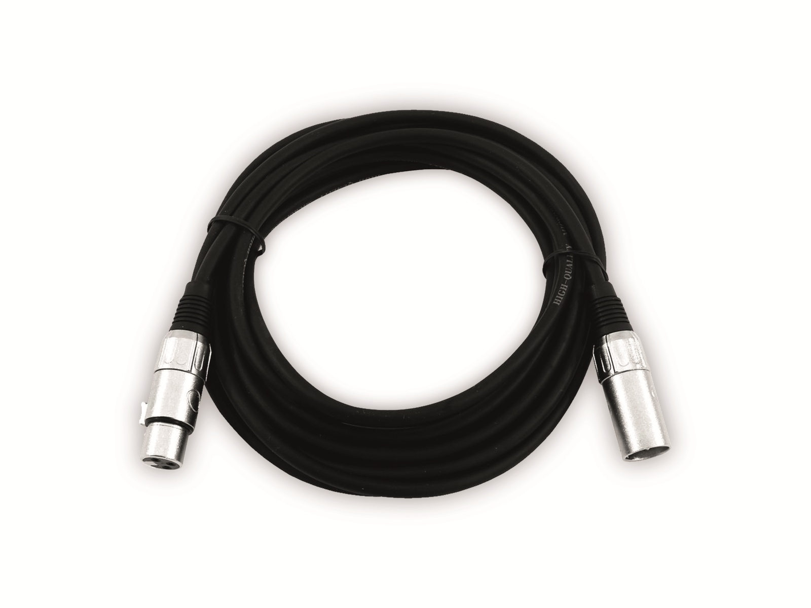 OMNITRONIC XLR-Kabel 3-polig, 20 m, schwarz OMNITRONIC XLR-Kabel 3-polig, 20 m, schwarz