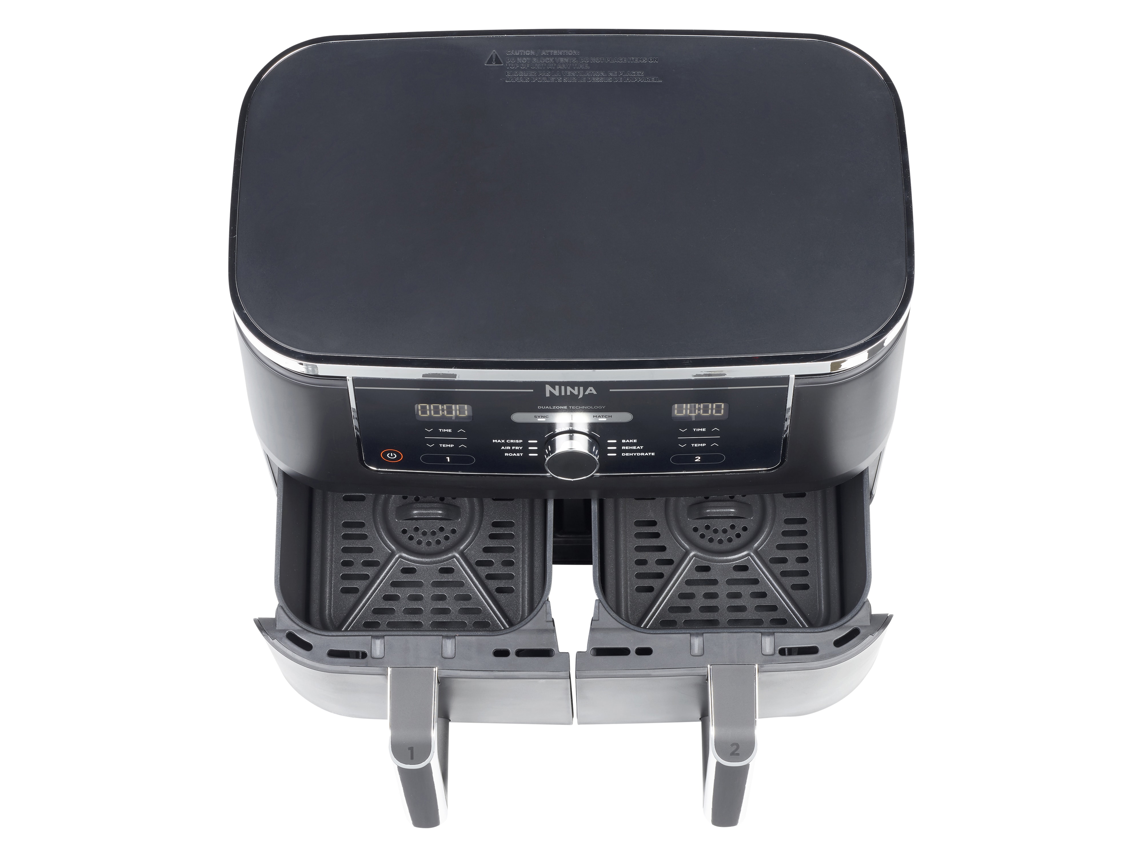 NINJA Heißluftfritteuse AF400EU, 9,5 Liter, 2470 W