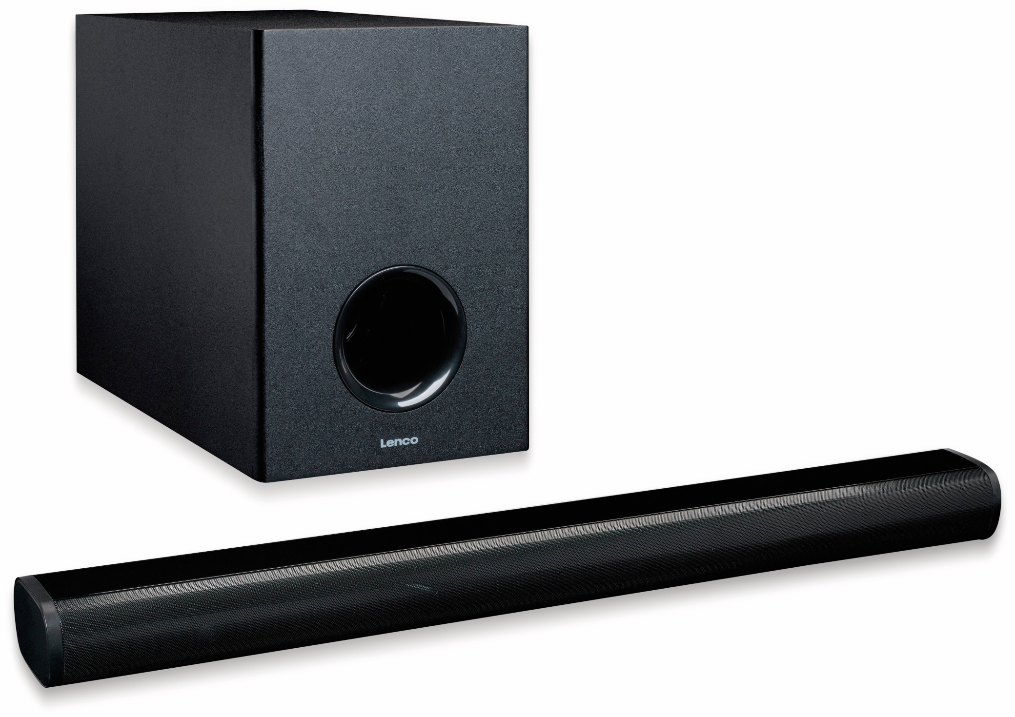 Lenco Soundbar SBW-800, Bluetooth, USB, mit Subwoofer, schwarz