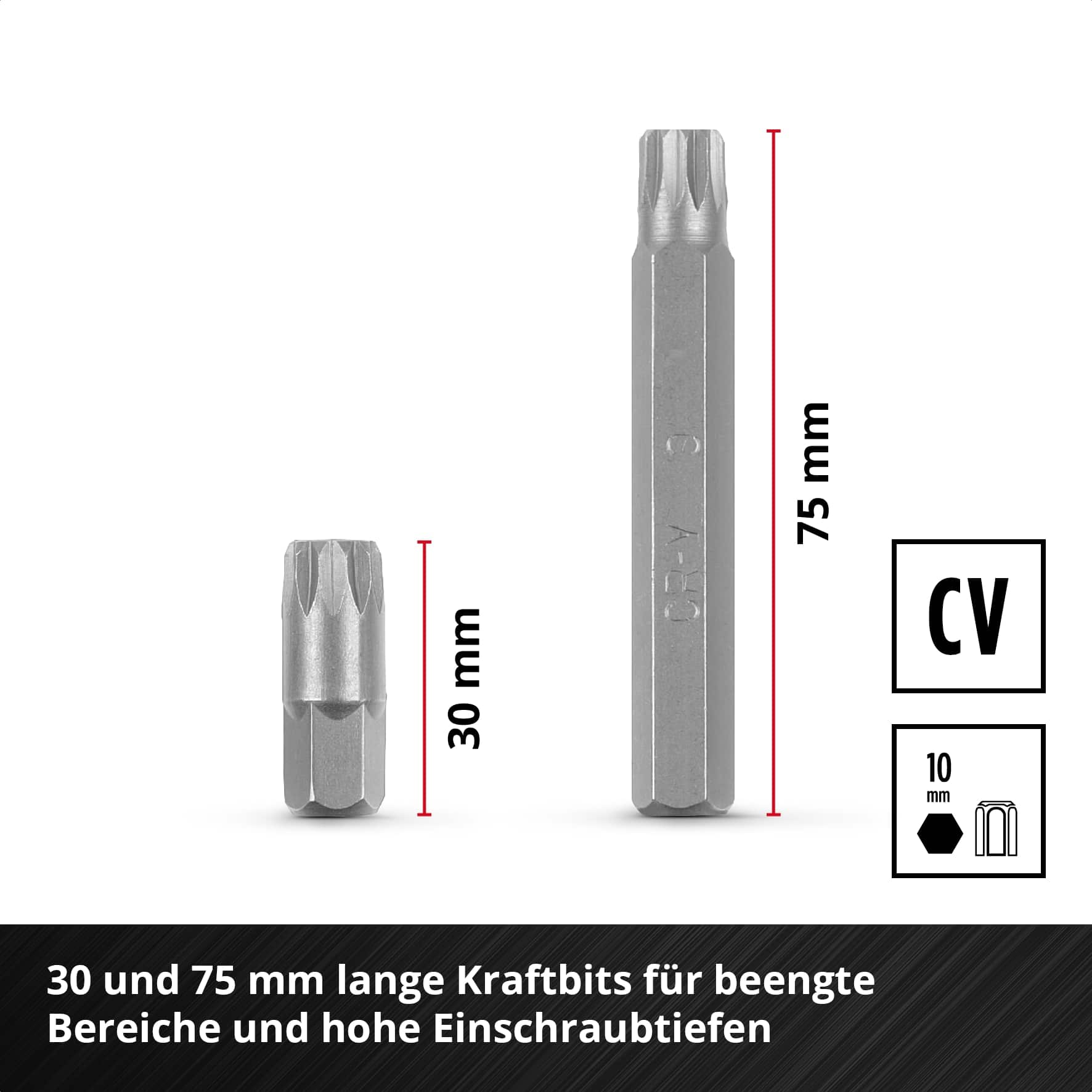 EINHELL Kraftbit-Set, 109032, XL-Case, 40-teilig EINHELL Kraftbit-Set, 109032, XL-Case, 40-teilig
