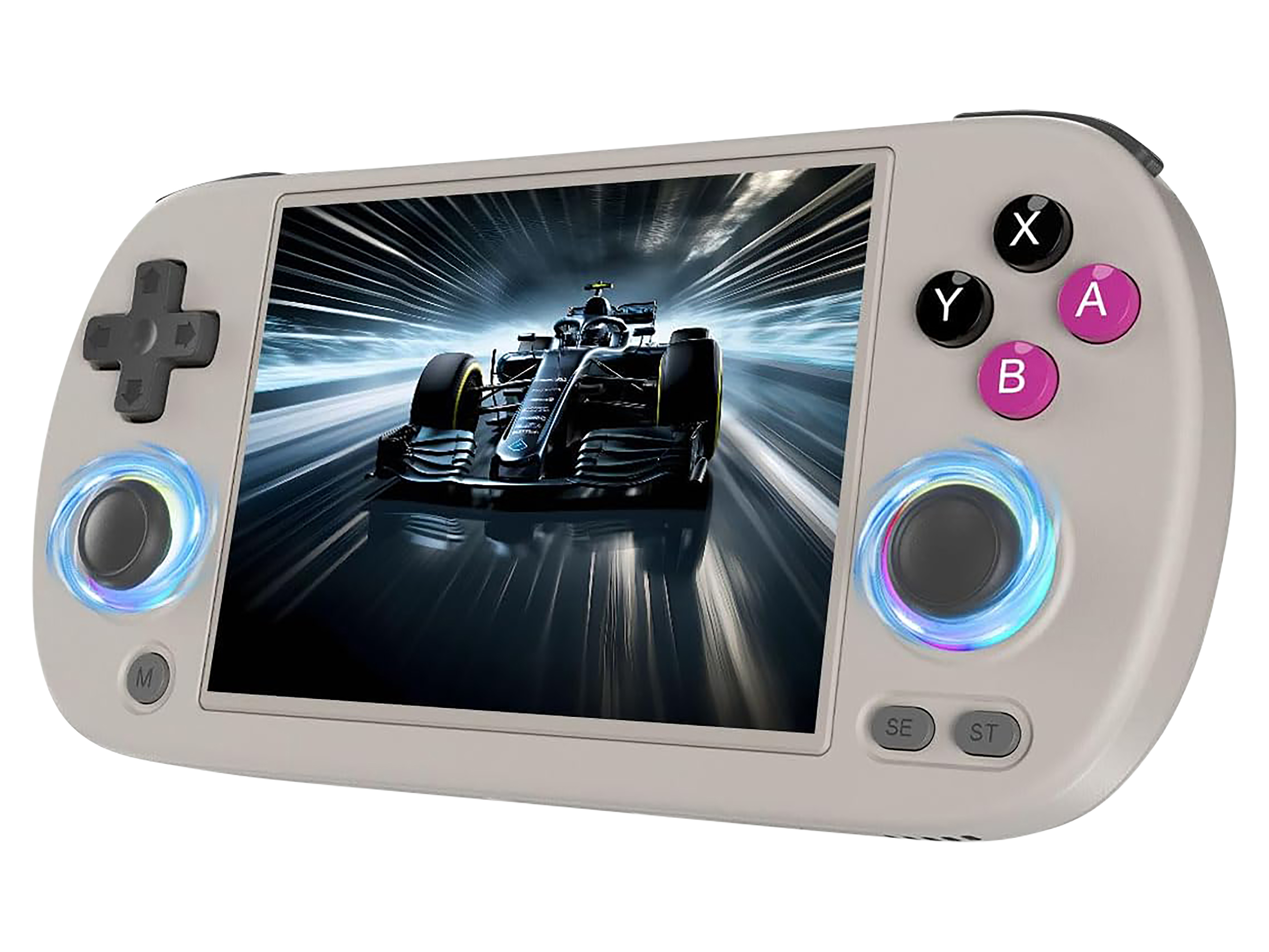 ANBERNIC Tragbare Spielkonsole, RG 40XXH, grau