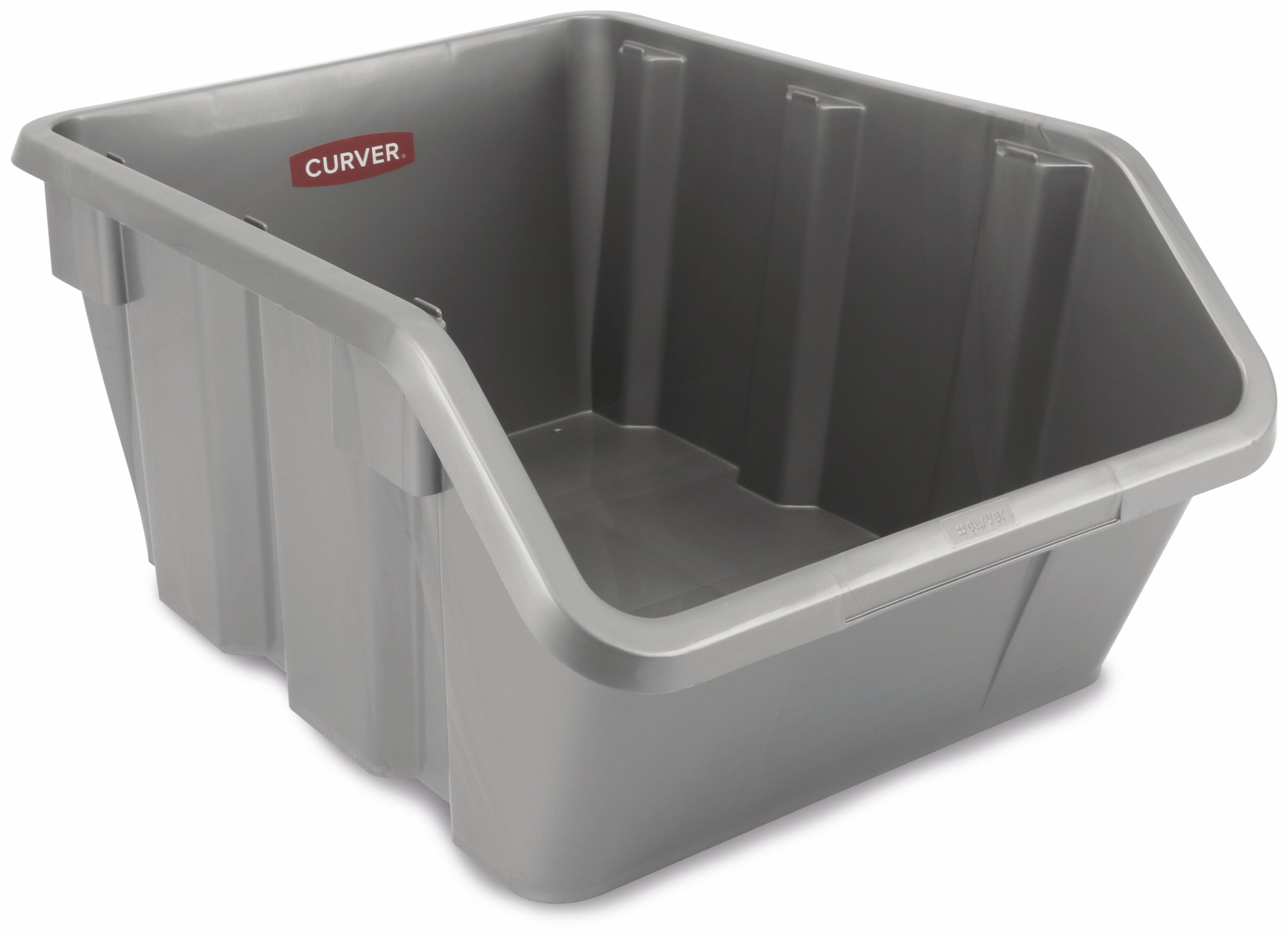 CURVER Stapelbox, silbergrau, 530x370x250 mm