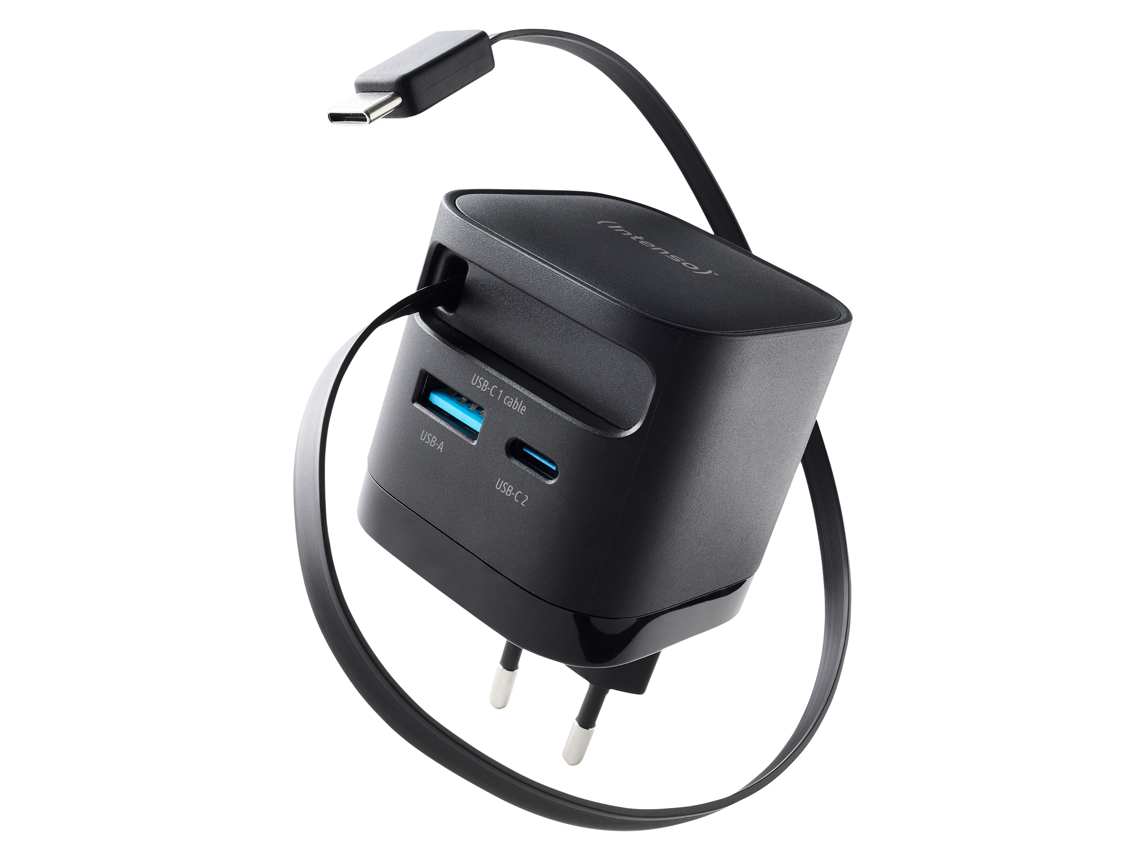 INTENSO Netzteil 7806520, 65 W, Schwarz