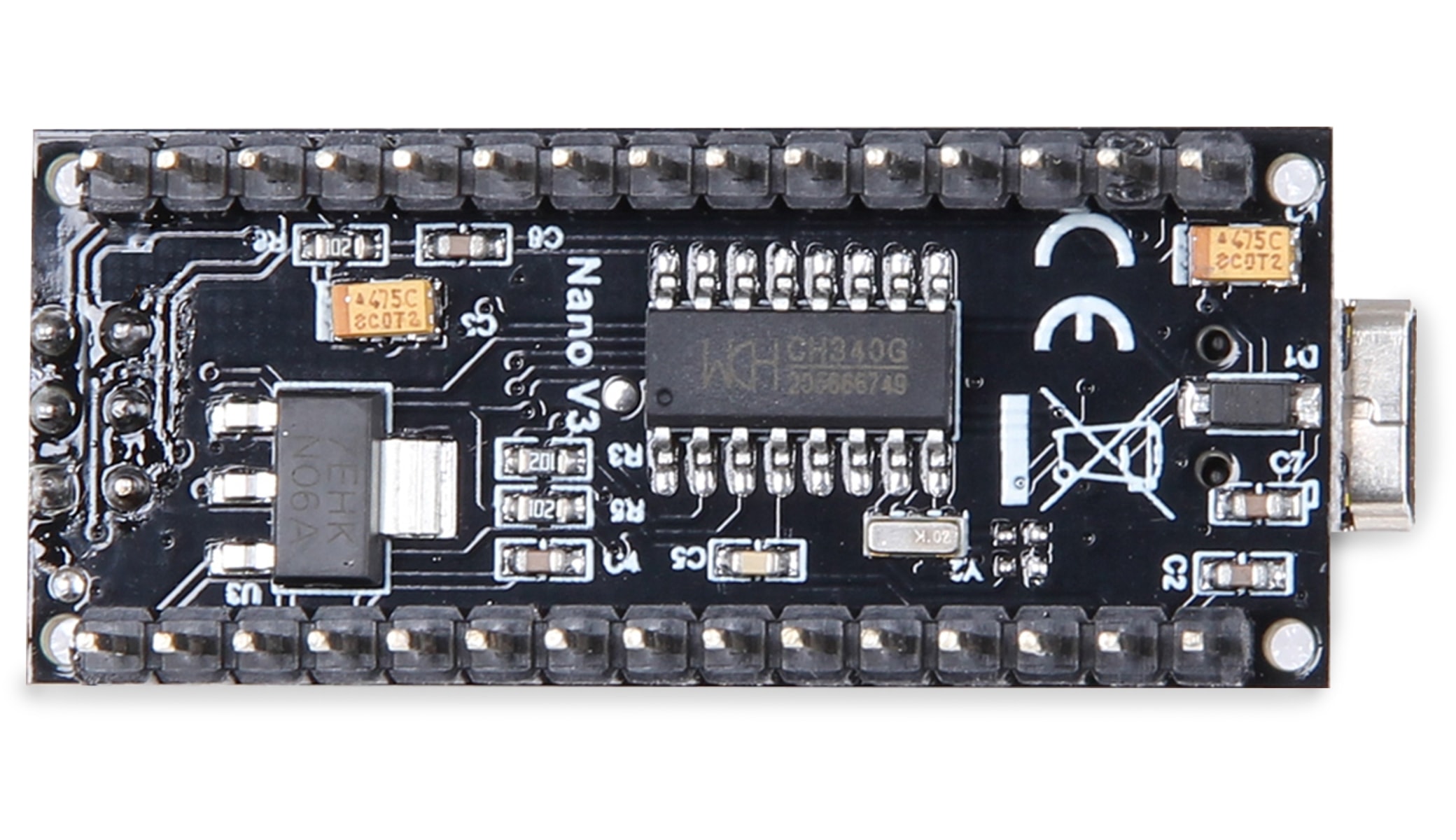 JOY-IT Arduino™ kompatibles Nano V3 Board mit ATmega328P-AU JOY-IT Arduino™ kompatibles Nano V3 Board mit ATmega328P-AU