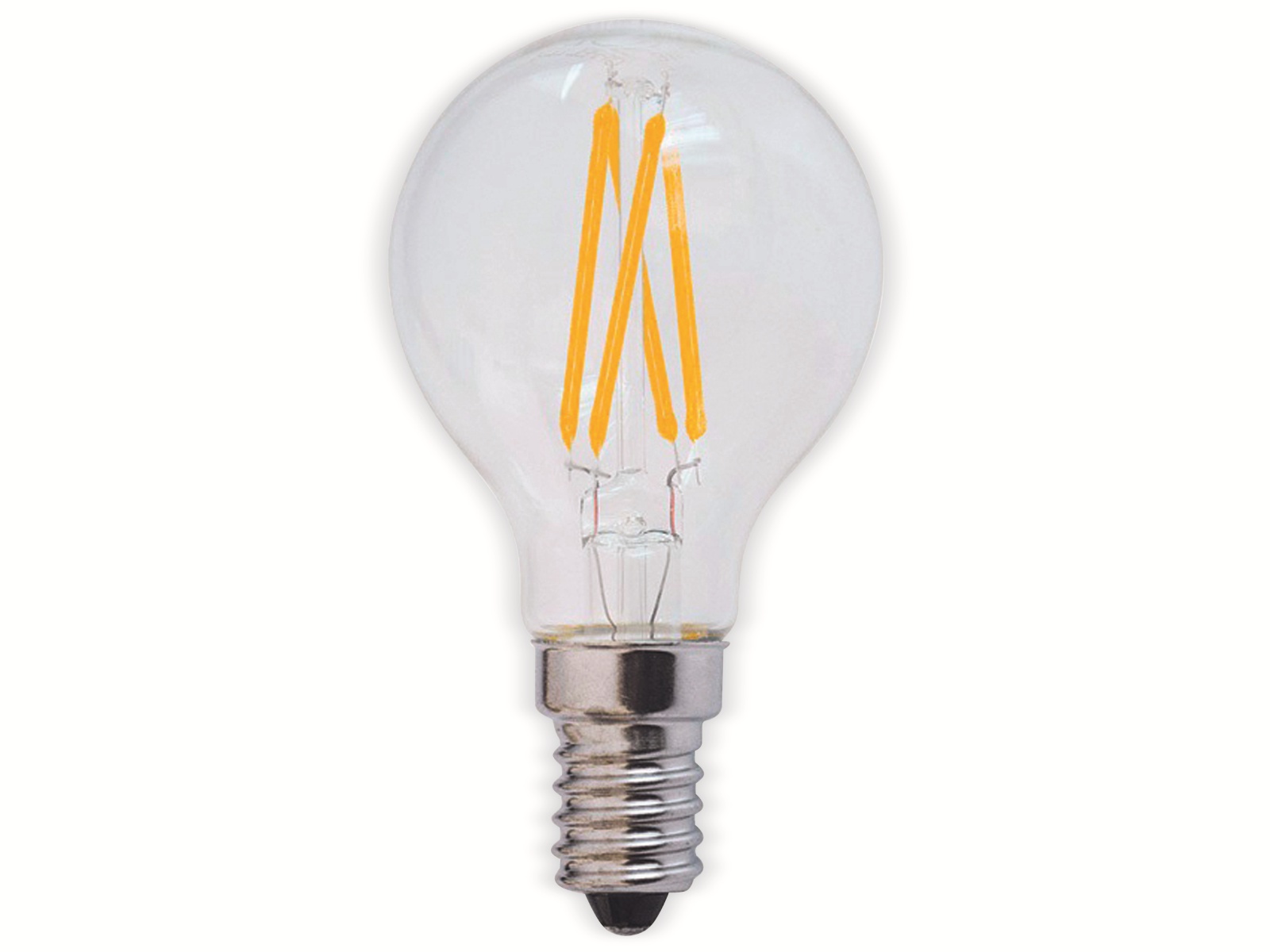 OPTONICA LED-Lampe 1479 Fil, E14, G45, EEK F, 4 W, 400 lm, 2700 K