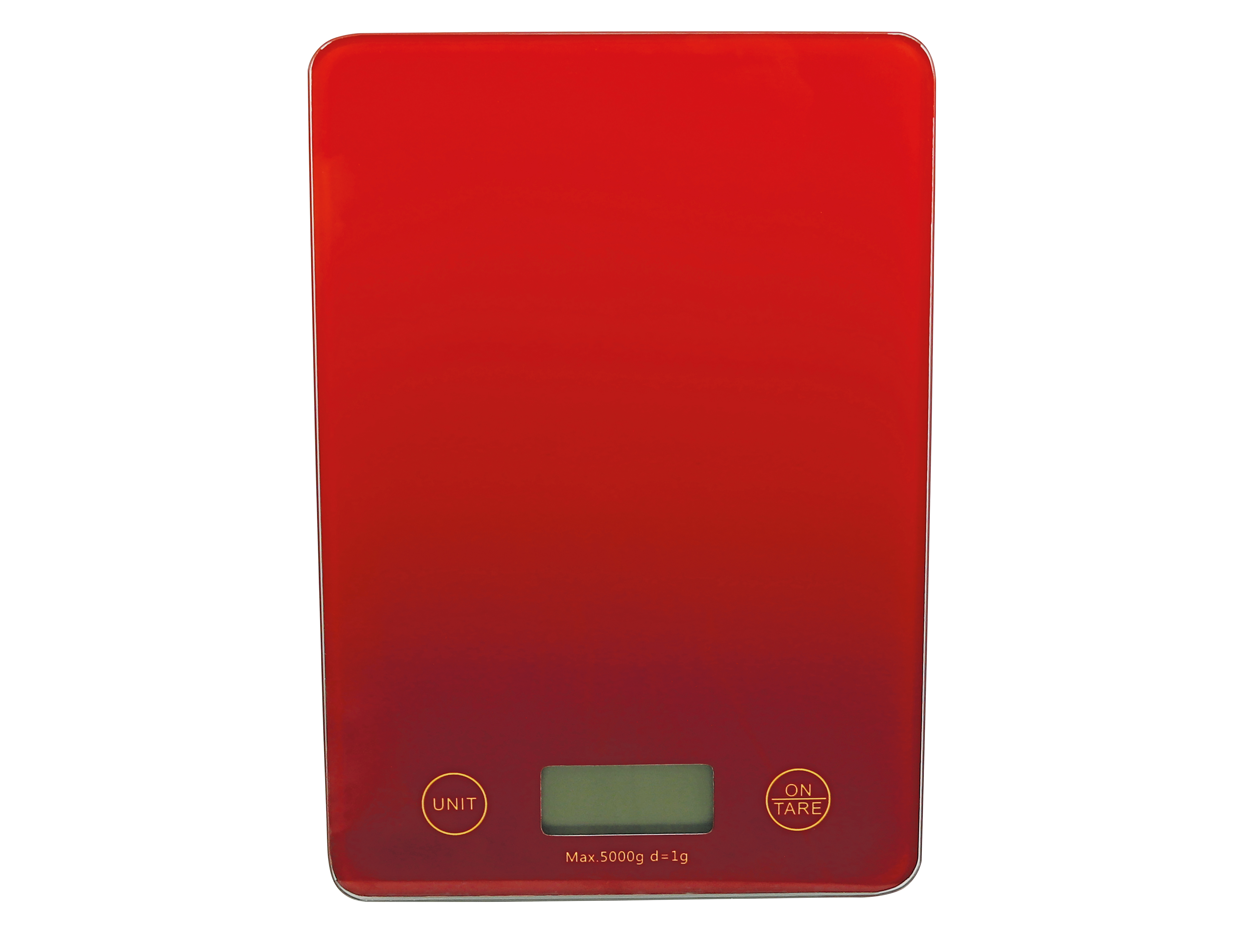 Digitale Küchenwaage, SCO-1, schwarz/rot