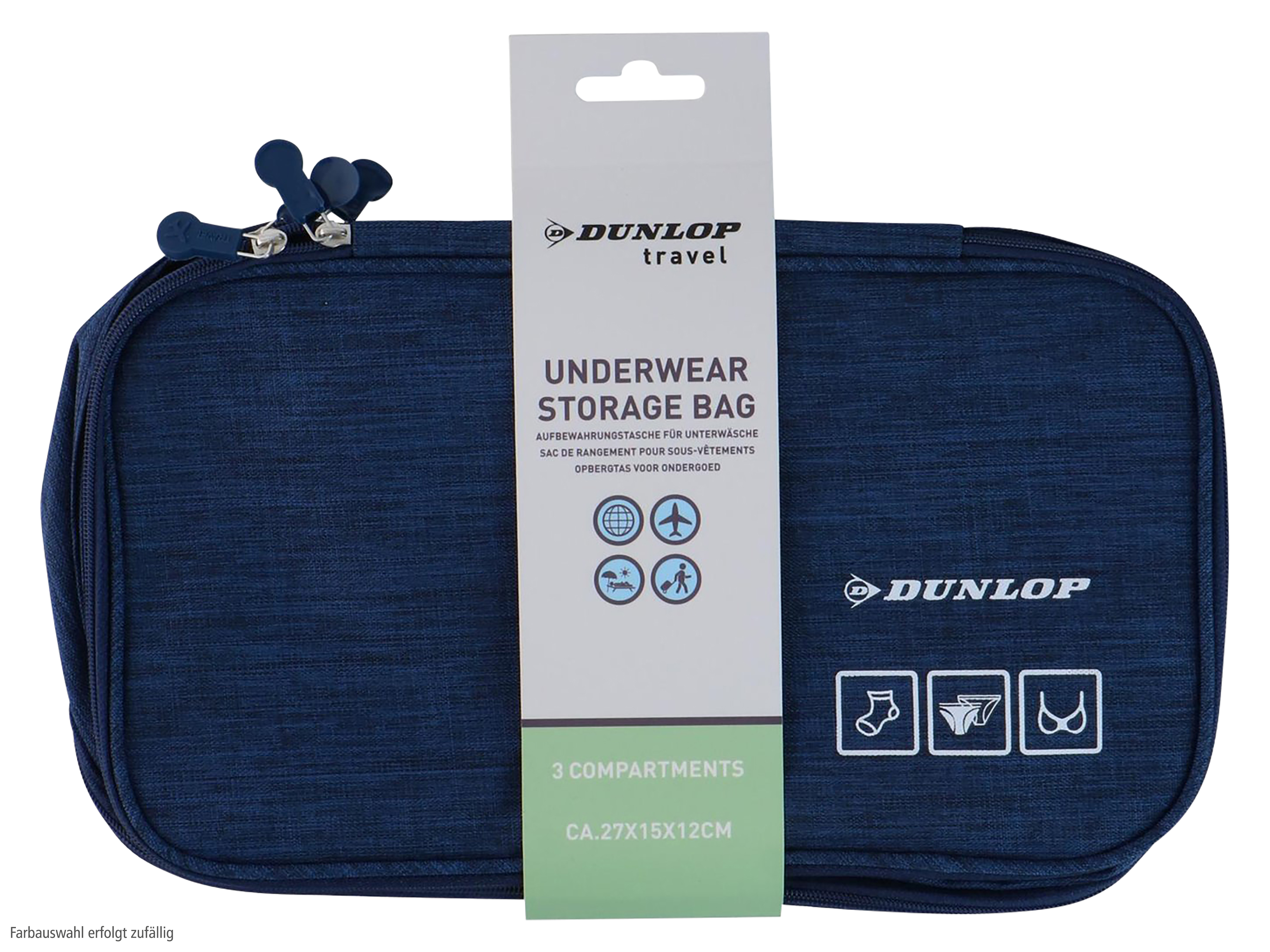 DUNLOP Aufbewahrungstasche, 28x16x9,5 cm, Schwarz, Grau, Blau DUNLOP Aufbewahrungstasche, 28x16x9,5 cm, Schwarz, Grau, Blau