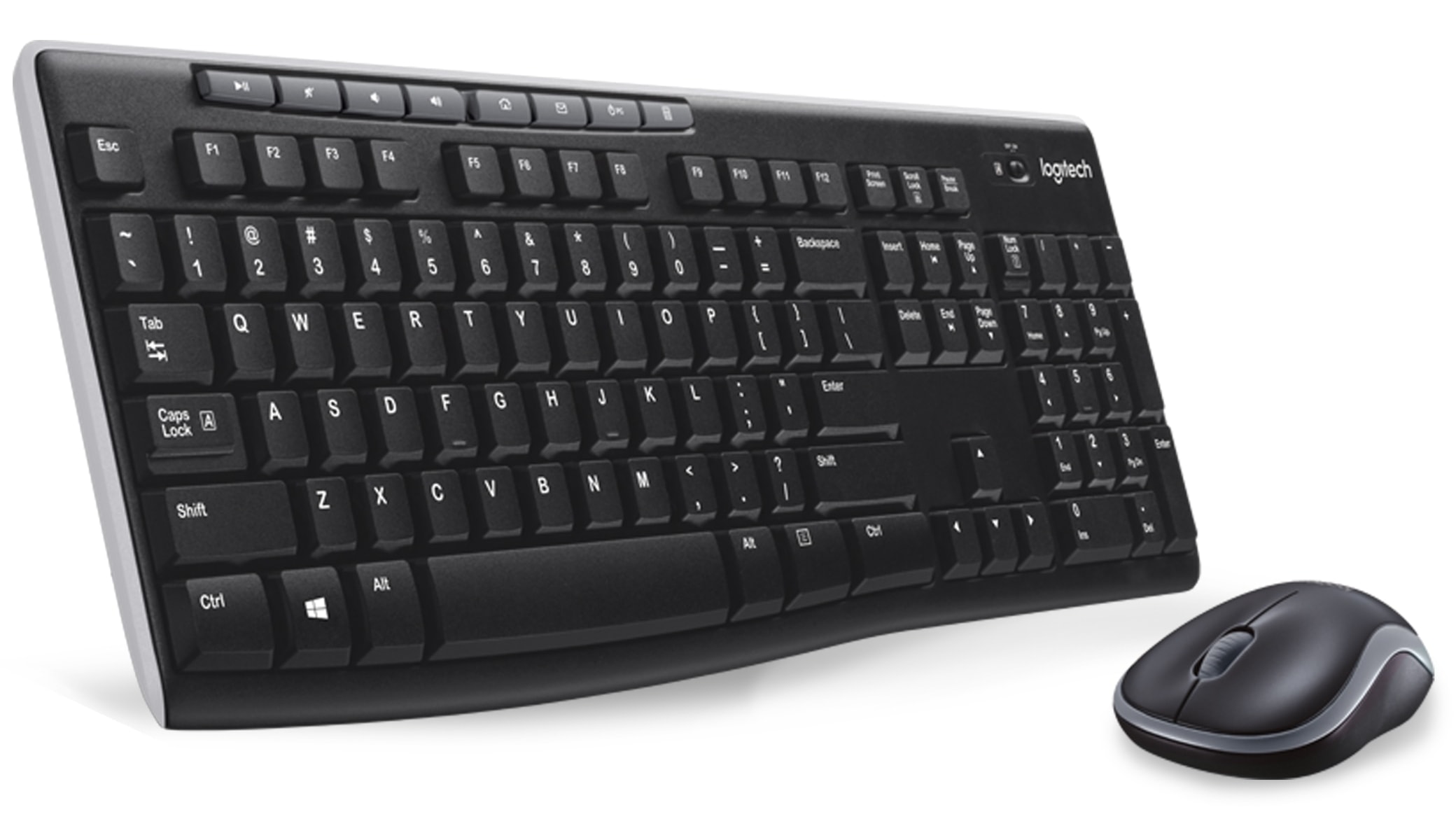 LOGITECH Funk-Tastatur- und Maus-Set MK270 schwarz LOGITECH Funk-Tastatur- und Maus-Set MK270 schwarz