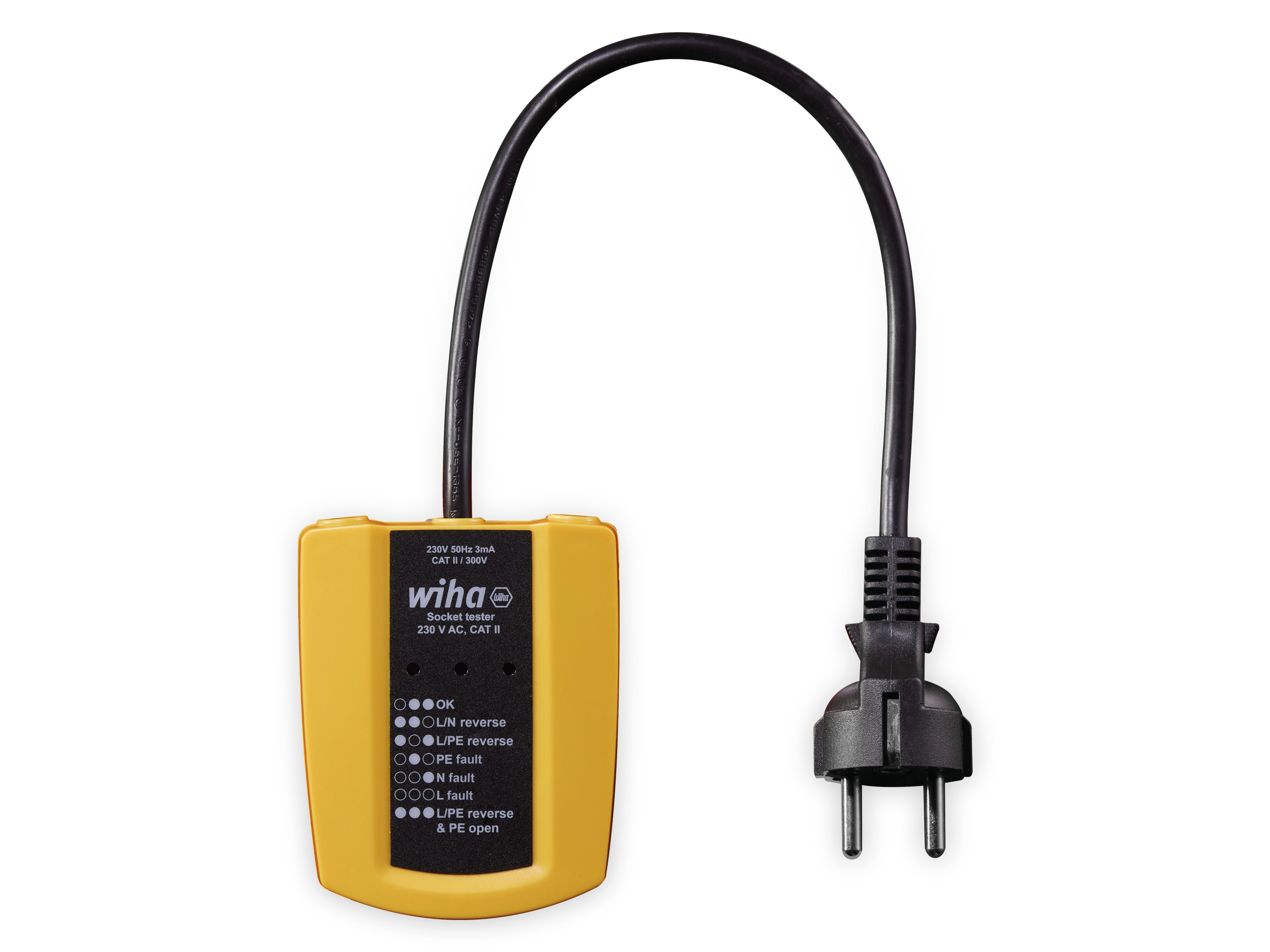 WIHA Steckdosentester 230 V AC, SB25561 WIHA Steckdosentester 230 V AC, SB25561