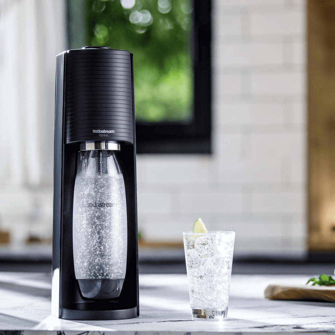 SODASTREAM Wassersprudler Terra Vorteilspack, schwarz SODASTREAM Wassersprudler Terra Vorteilspack, schwarz
