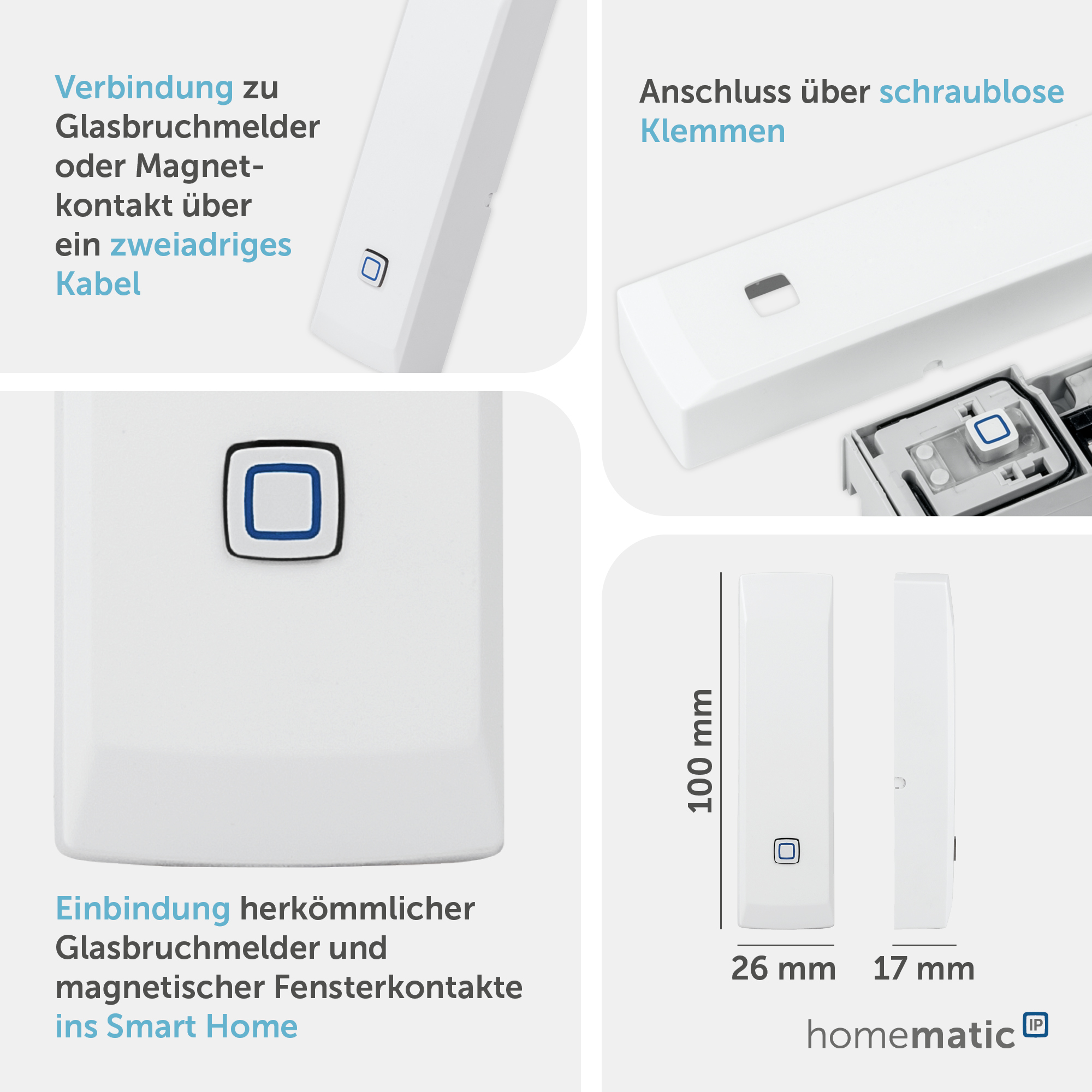 HOMEMATIC IP Smart Home 153149A0 Kontakt-Schnittstelle