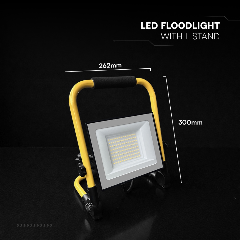 V-TAC LED-Arbeitsleuchte VT-242196, EEK: F, 50W, 5000lm, 6500k, 115° V-TAC LED-Arbeitsleuchte VT-242196, EEK: F, 50W, 5000lm, 6500k, 115°