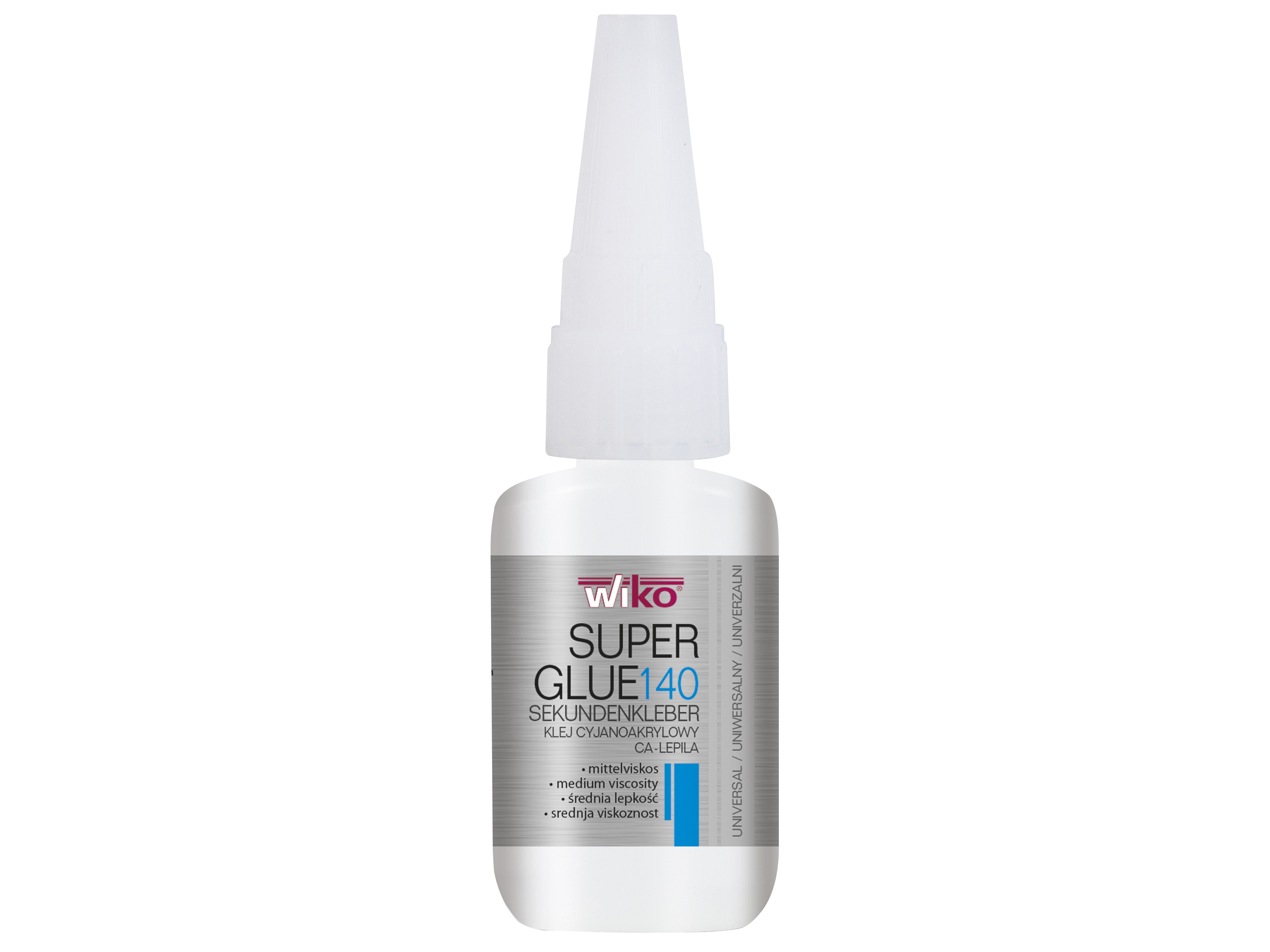 WIKO Sekundenkleber SuperGlue 140, 20 ml WIKO Sekundenkleber SuperGlue 140, 20 ml