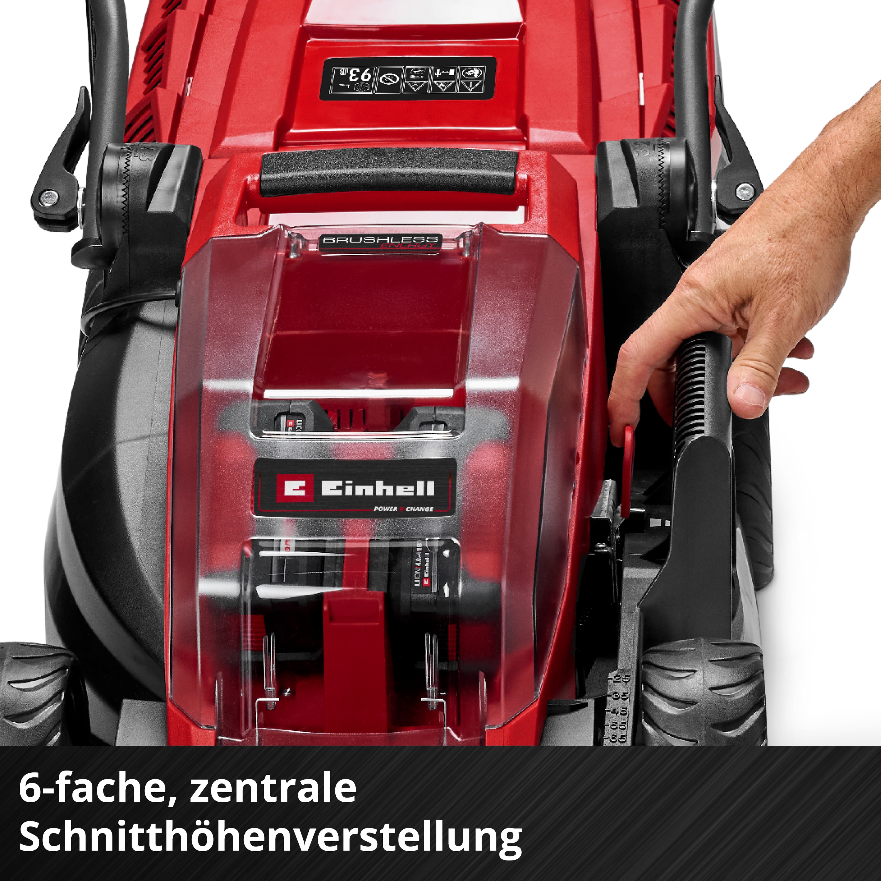 EINHELL Akku-Rasenmäher GE-CM 36/36 Li (2x4,0Ah)
