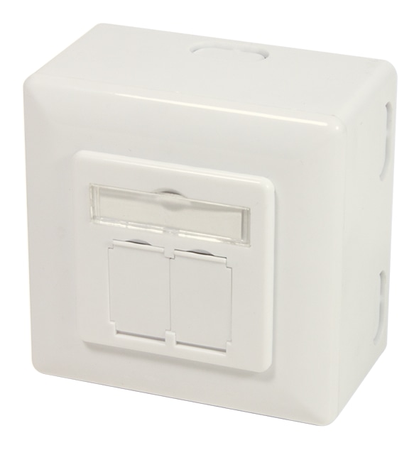 LOGILINK CAT.6 Anschlussdose NP0006A, 2x RJ45, UP+AP