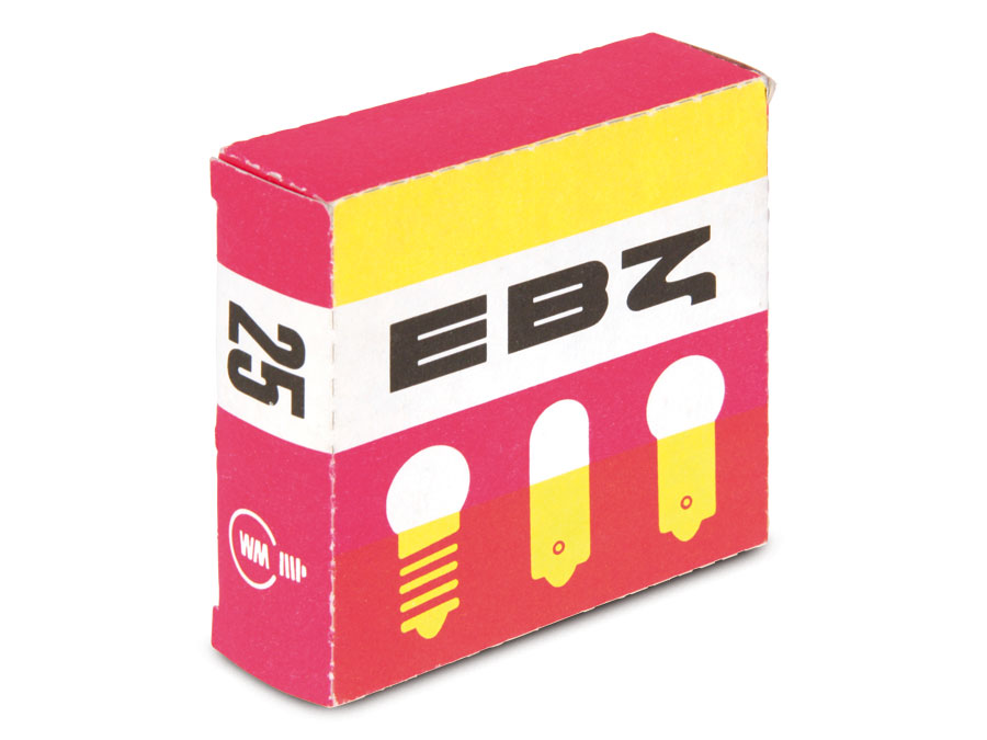 Glühlampe, E10, 3 V/0,11 A, 25 Stück