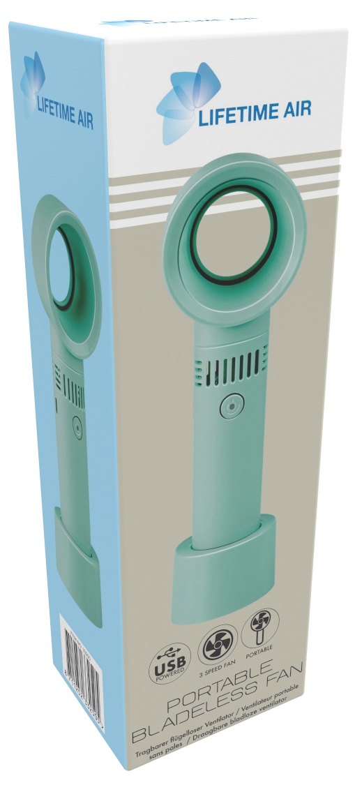 LIFETIME AIR USB-Handventilator, grün