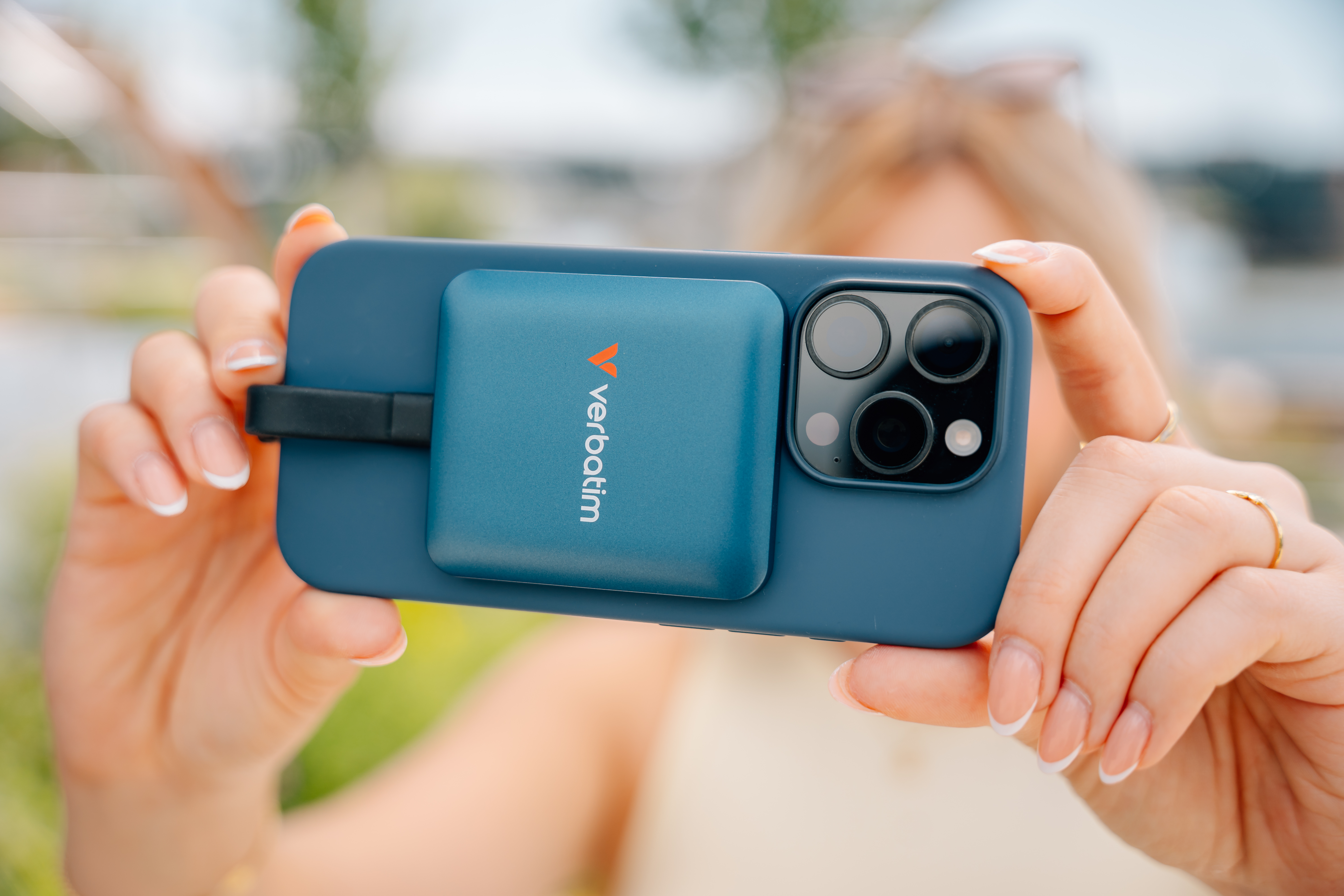 VERBATIM Externe SSD SnapBack 1TB Blue Metallic