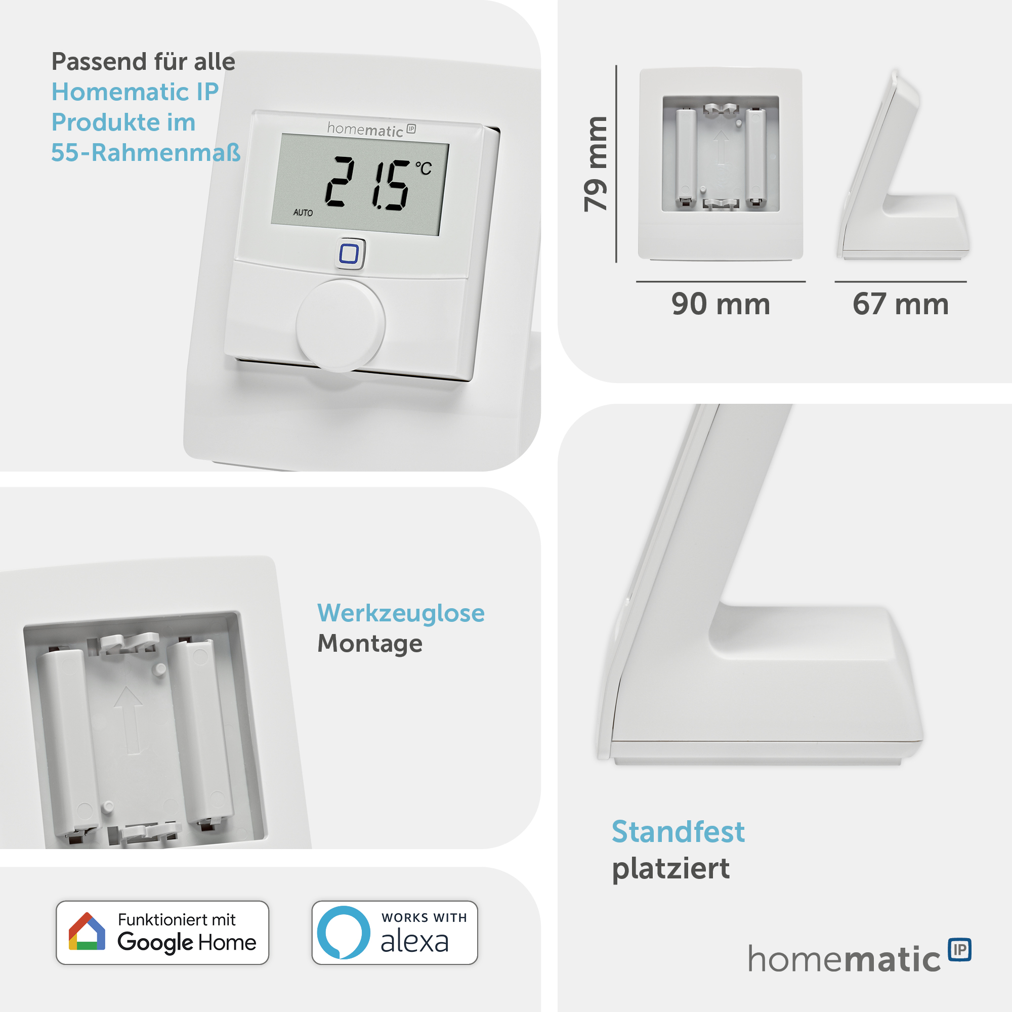 HOMEMATIC IP Smart Home 141743A0 Tischaufsteller