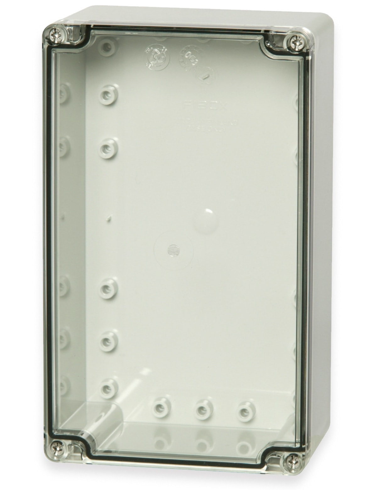 FIBOX Gehäuse, Euronord PCT 122008, 200x120x75, PC Gehäuse, transparenter Deckel