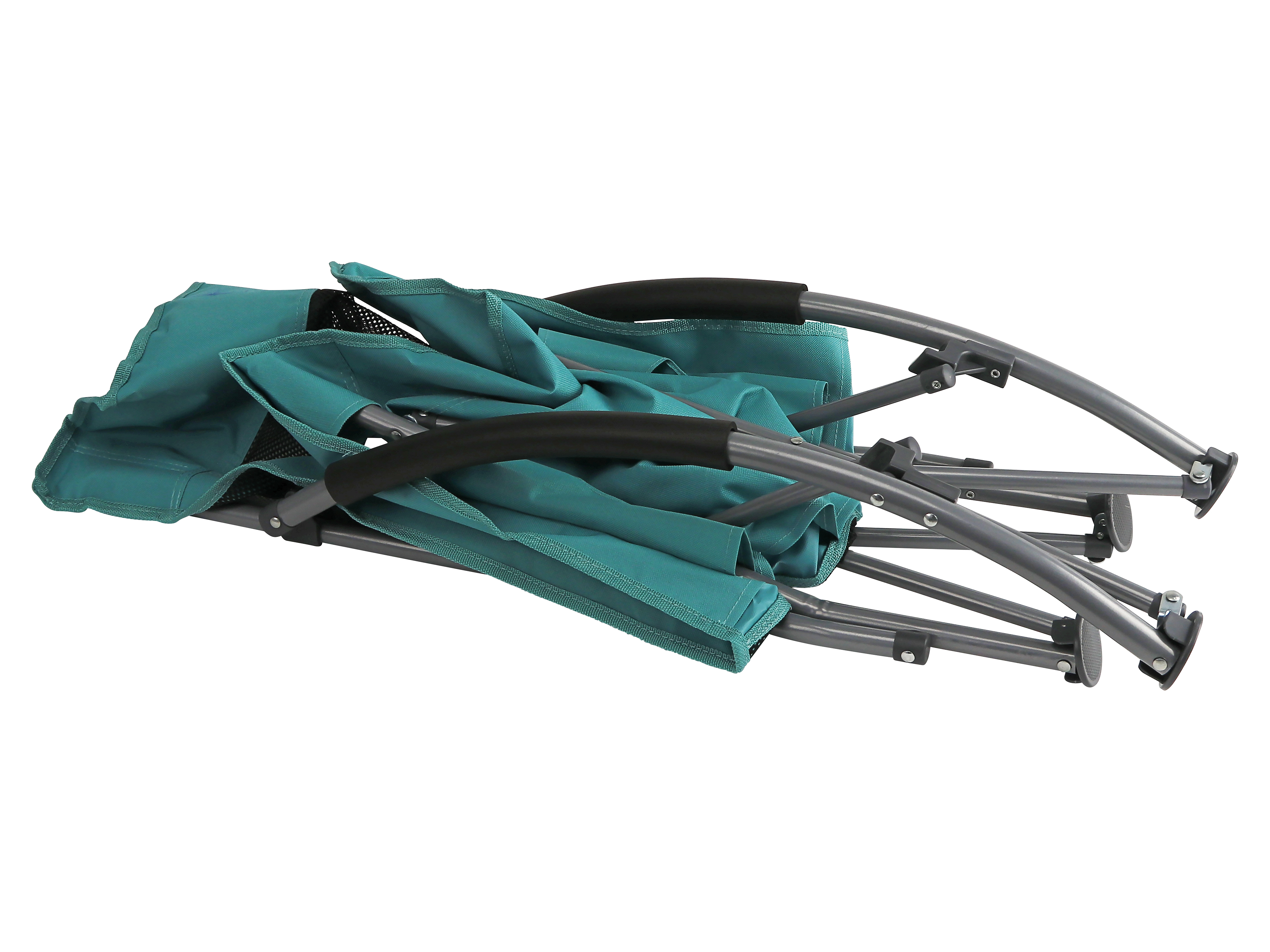 Strandstuhl, faltbar, 55x55x65, blau-grün