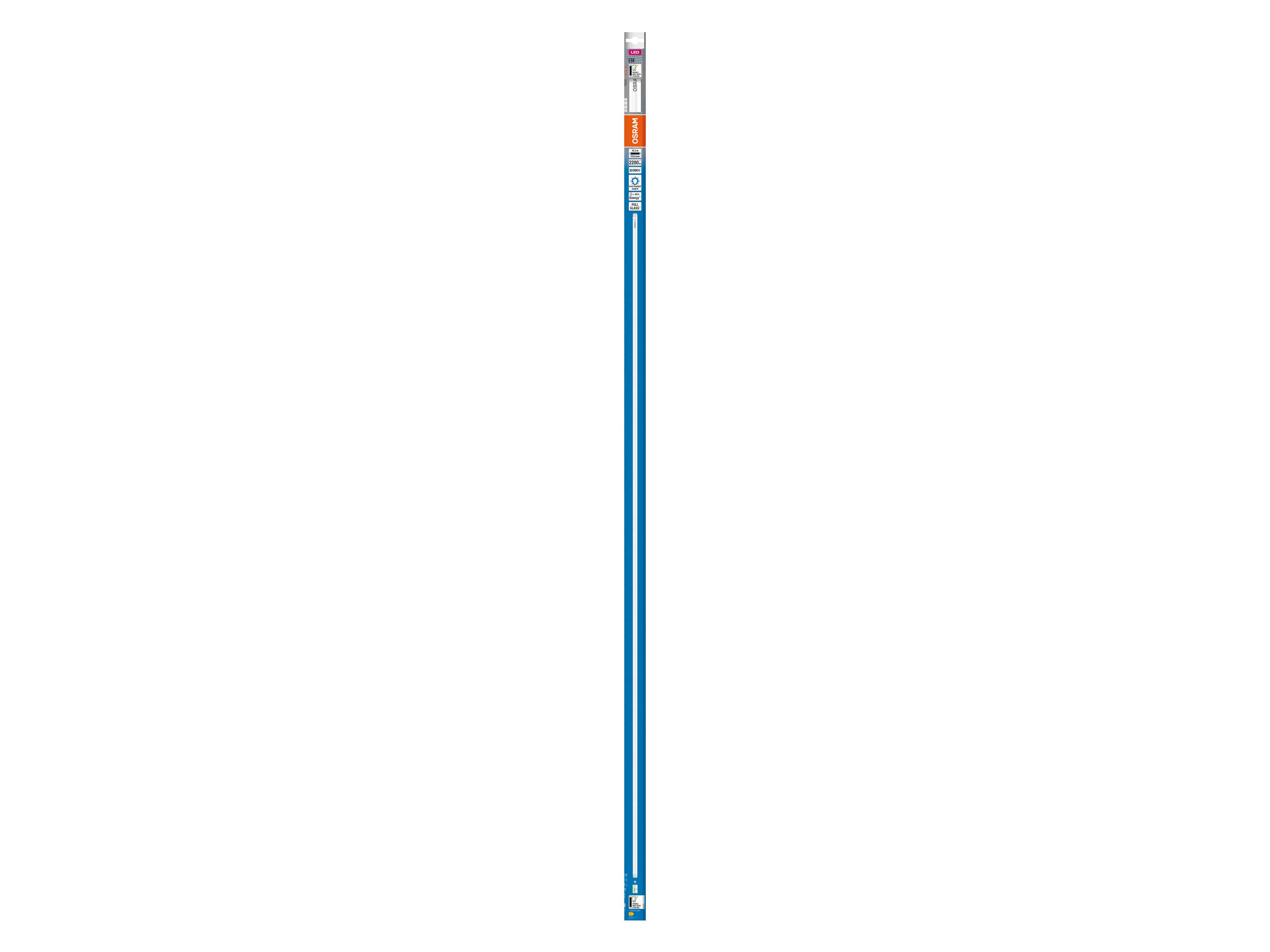 OSRAM LED-Röhre, T8, 1500mm, G13, EEK: E, 18,3W, 2200lm, 6500K OSRAM LED-Röhre, T8, 1500mm, G13, EEK: E, 18,3W, 2200lm, 6500K