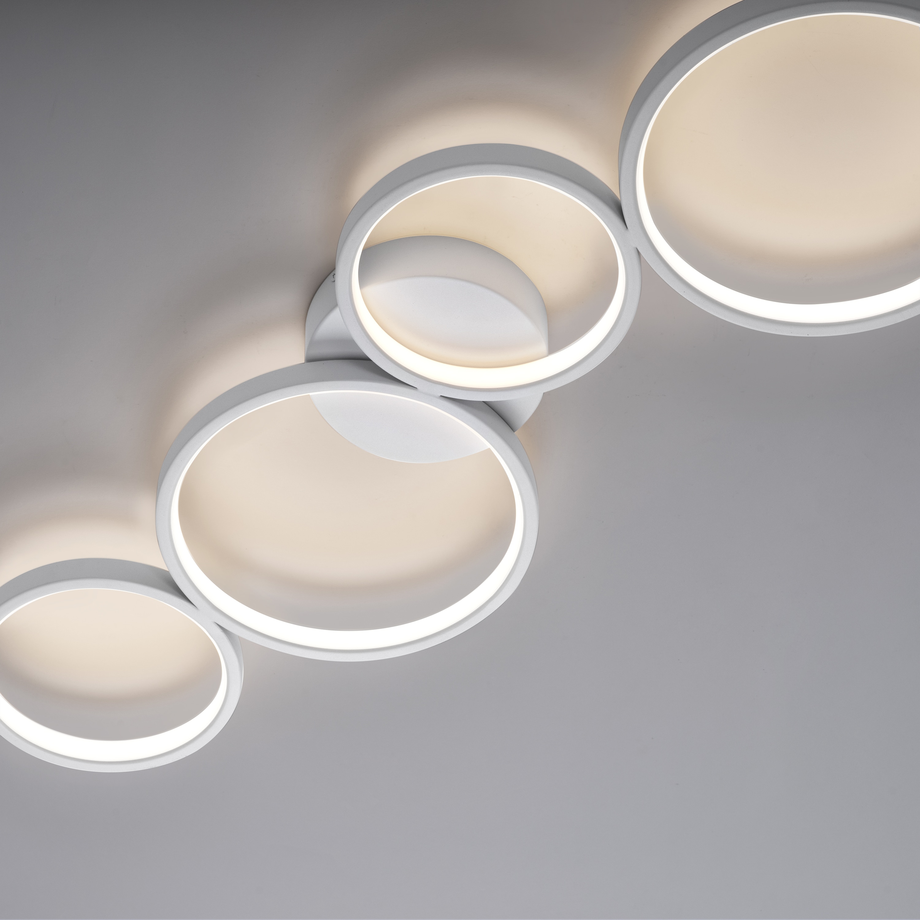 PAUL NEUHAUS LED-Deckenleuchte 6183-16 weiss, 26 W, 3700 lm, 3000 K