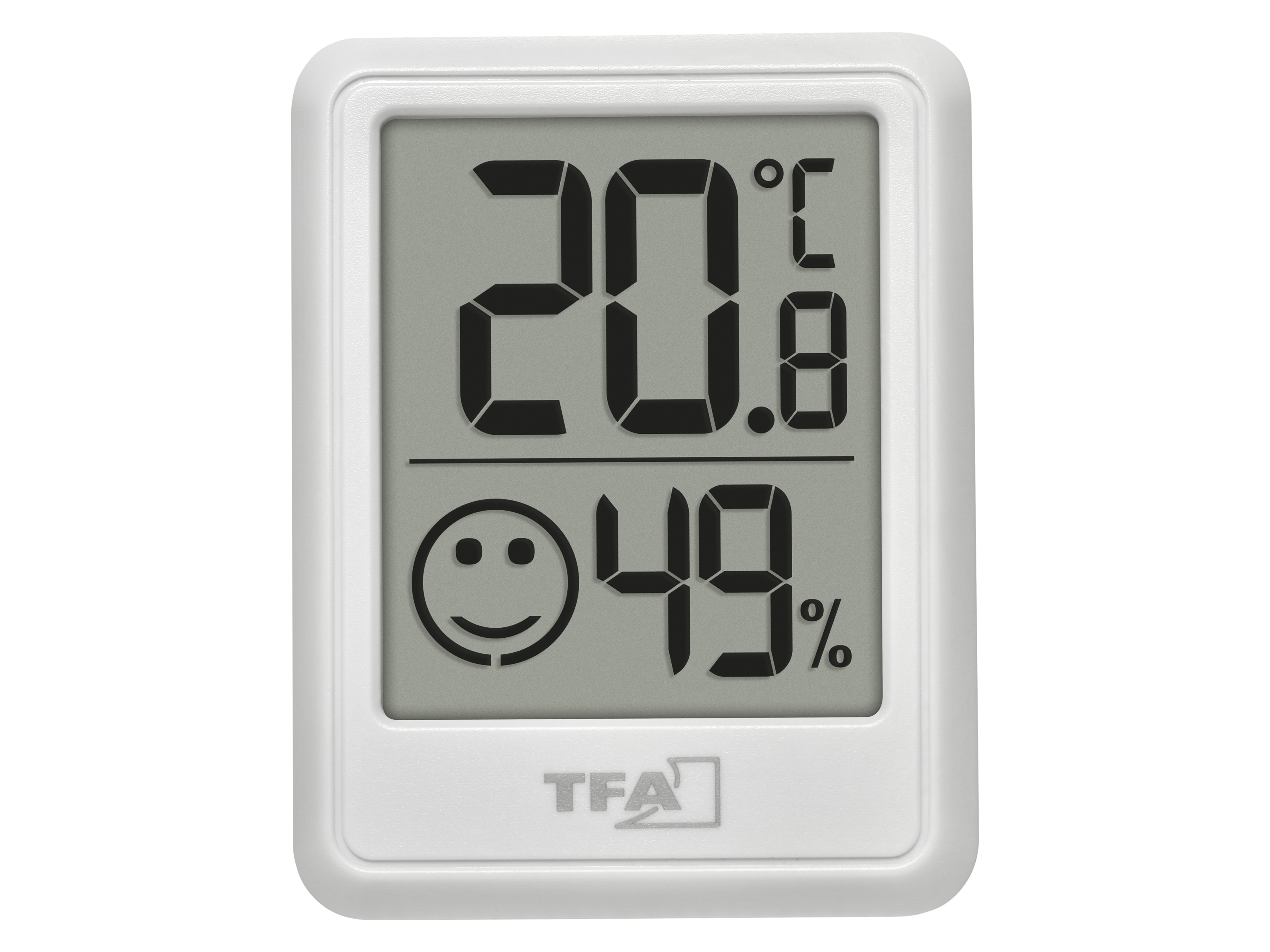 TFA Digitales Thermo-Hygrometer 30.5060.02.03, 3 Stück, weiß